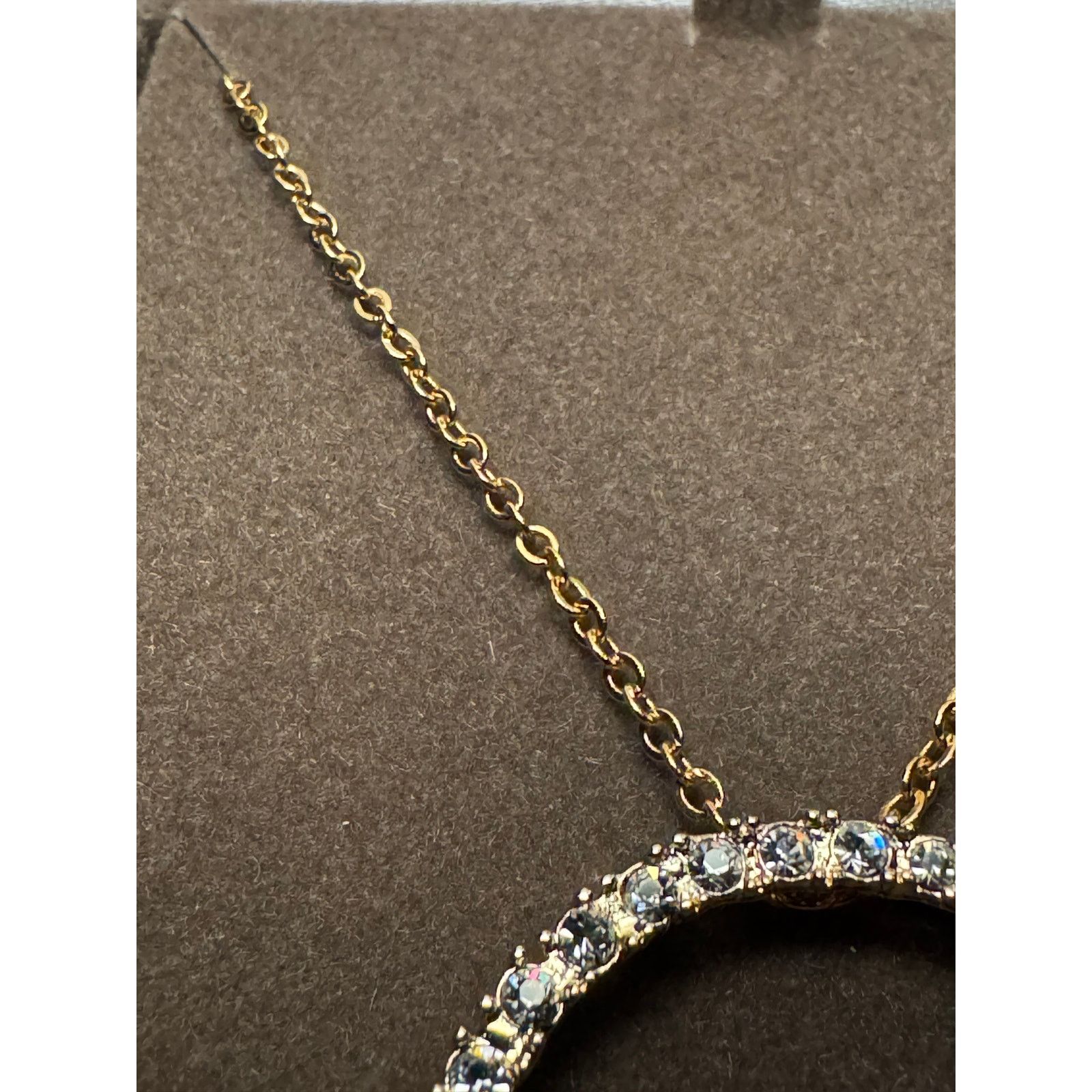 Other Nolan Miller Circle of Heart Crystal Necklace 18in Size ONE SIZE - 4 Thumbnail