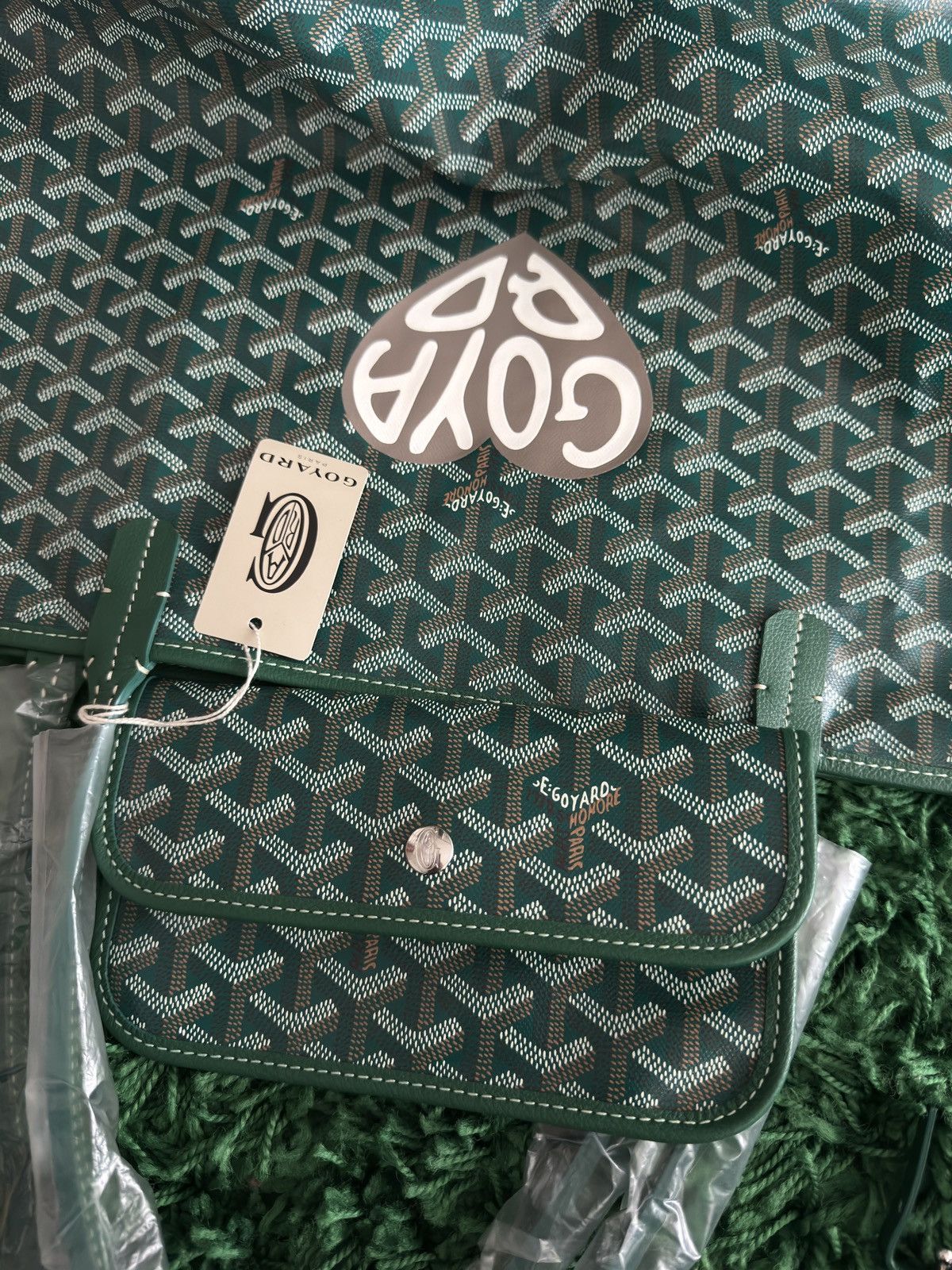 Goyard Goyard GM Tote bag with Hand-Painted Coeur St. Louis Size ONE SIZE - 7 Thumbnail
