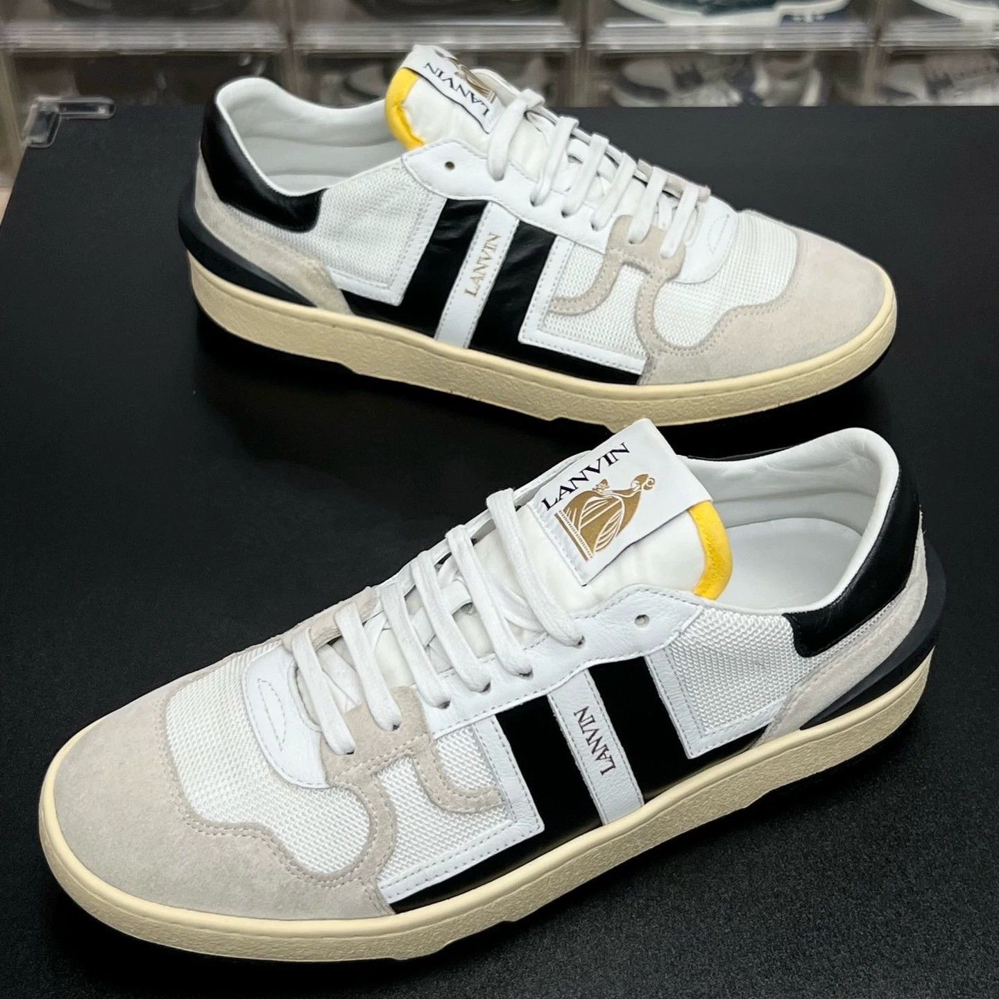 Lanvin lanvin clay black and white sneakers size 42 Size US 9 / EU 42 - 1 Thumbnail