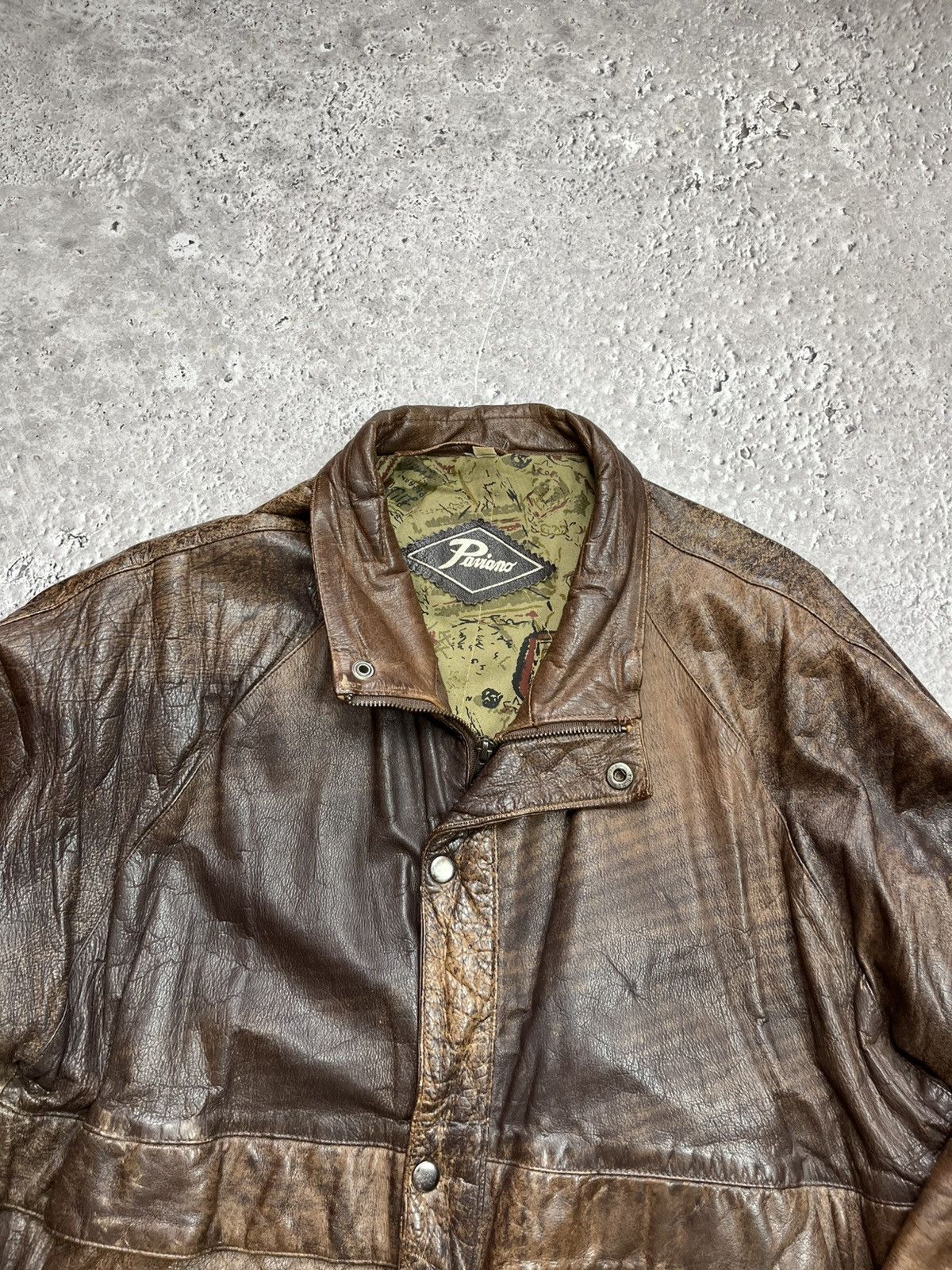 Genuine Leather Vintage Military Aviator Pilot Leather Jacket S Distressed Size US S / EU 44-46 / 1 - 4 Thumbnail
