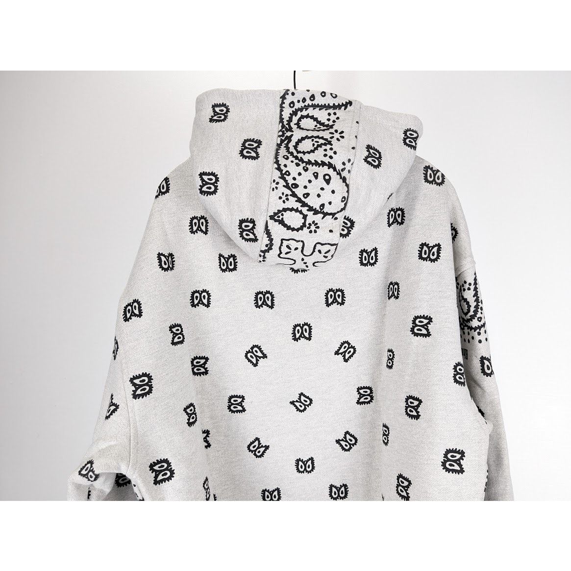 Rhude o1rshd1 Rhude Bandana Hoodie in Heather Grey Size US L / EU 52-54 / 3 - 13 Thumbnail