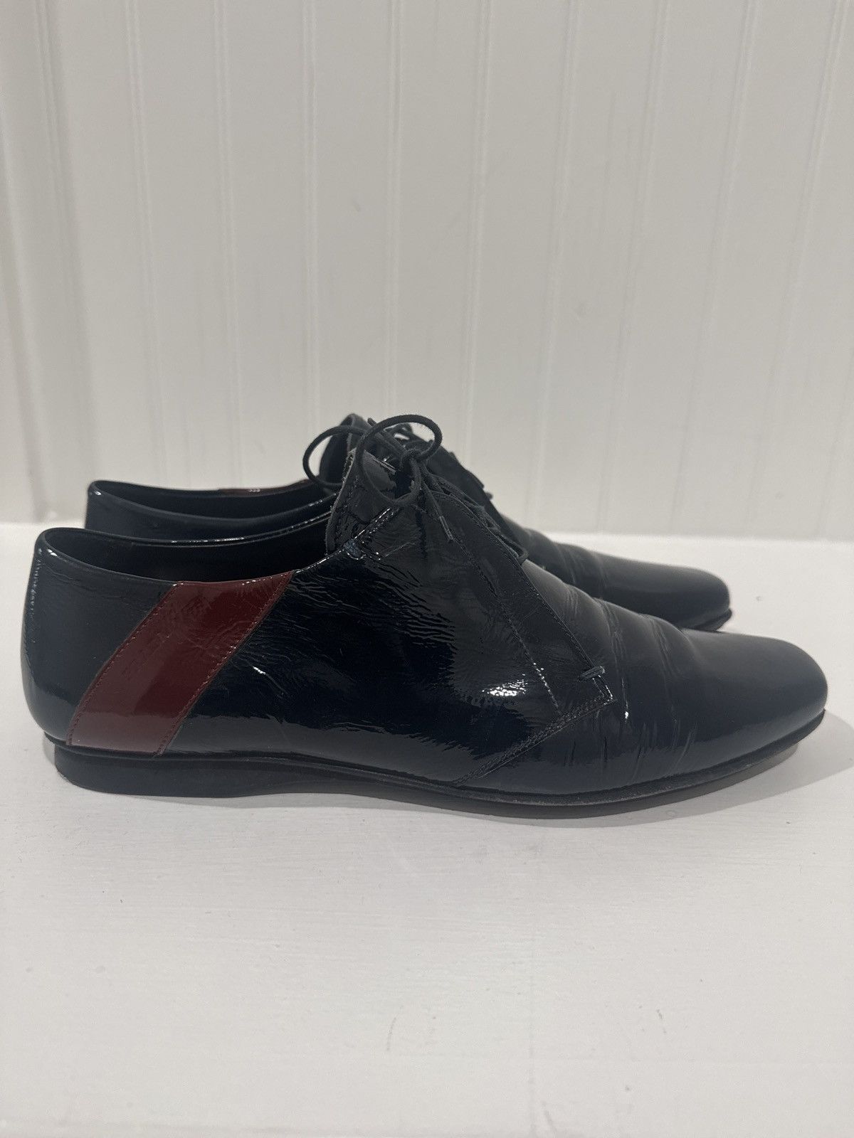 Prada PRADA NAVY LEATHER DERBY SS 2000 Size US 7 / EU 40 - 2 Thumbnail