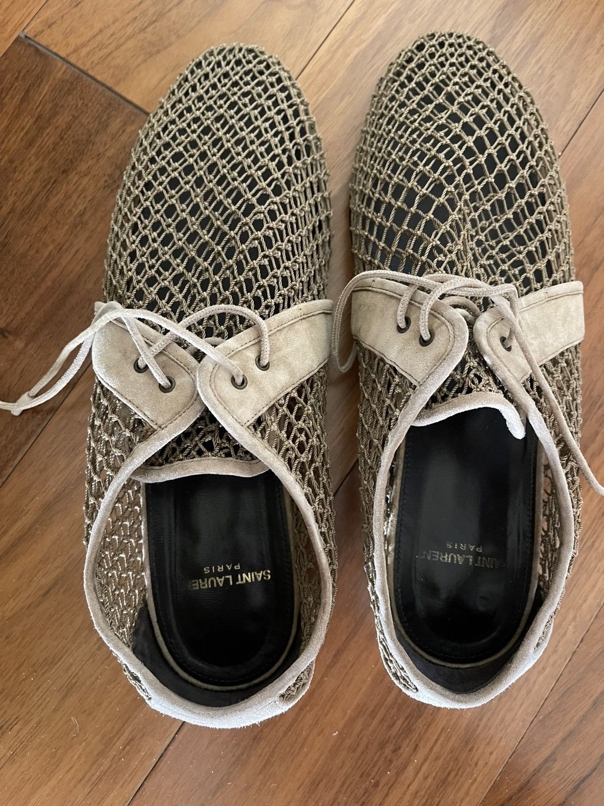 Saint Laurent Paris Saint Laurent net design derby Size US 10 / EU 43 - 4 Thumbnail