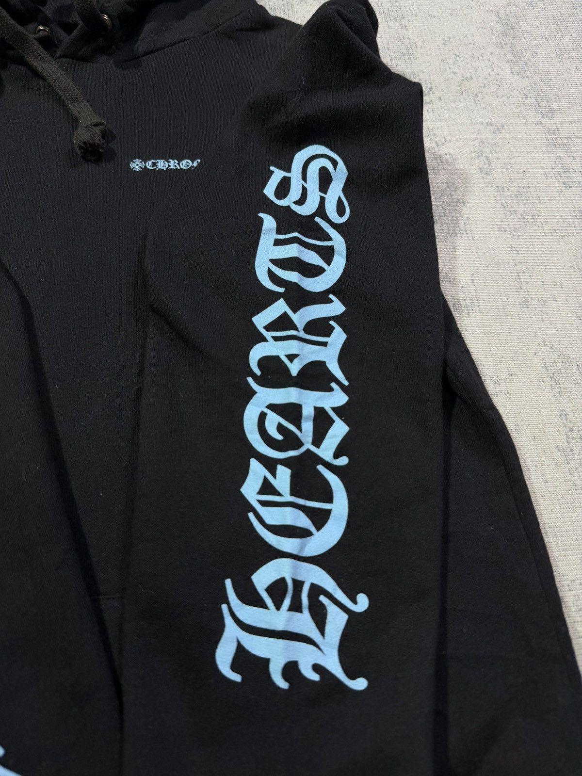 Chrome Hearts Chrome Hearts - Blue Spellout Sleeves Pullover Size US S / EU 44-46 / 1 - 7 Thumbnail
