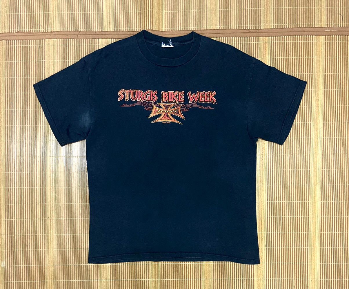 Vintage STURGIS BIKE WEEK 2007 TEE Size US L / EU 52-54 / 3 - 1 Thumbnail