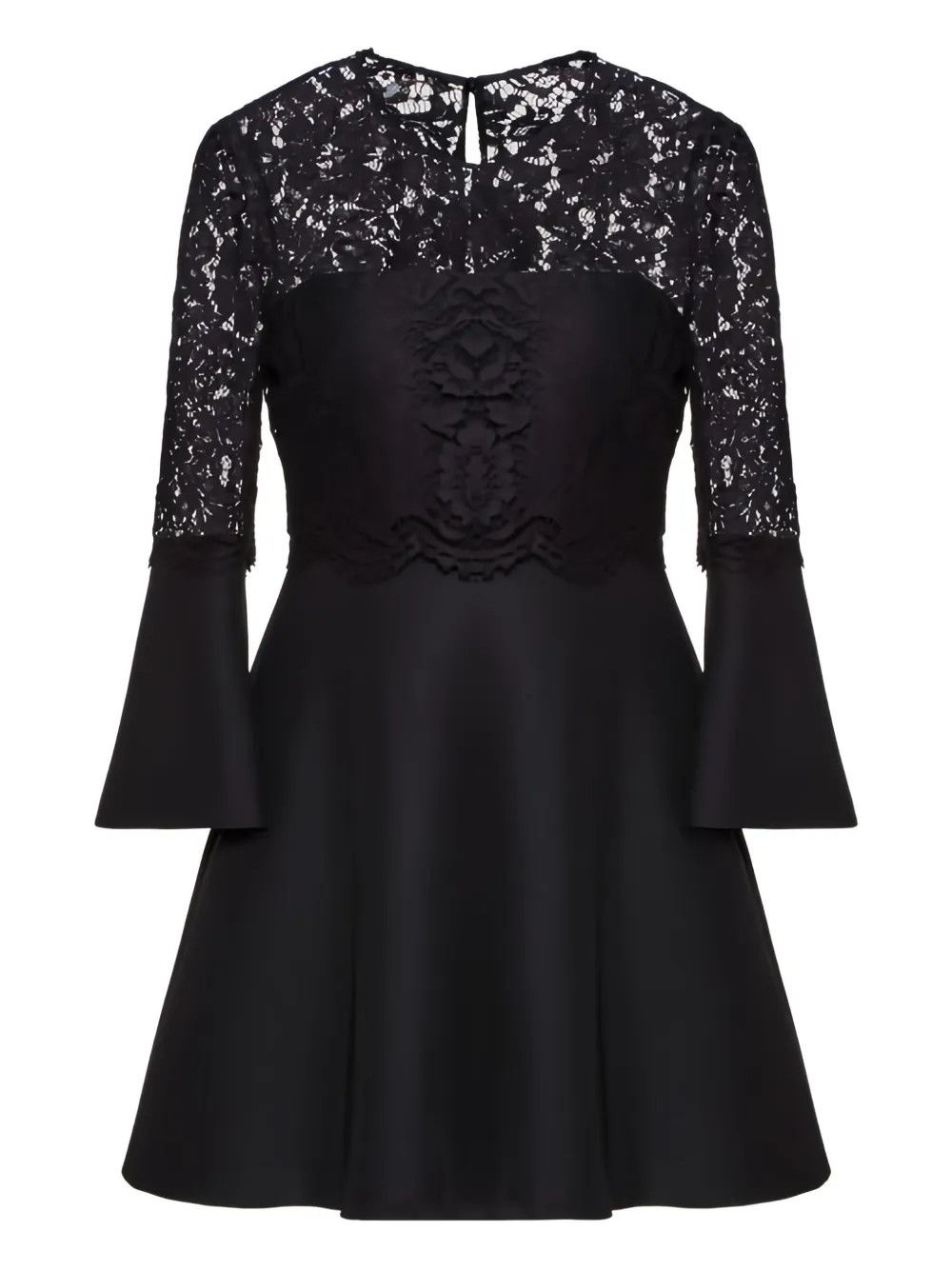 Valentino o1y0326 Mini Dress in Black Size XS / US 0-2 / IT 36-38 - 1 Thumbnail
