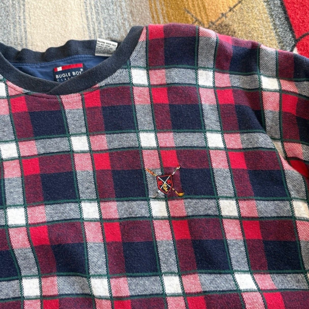 Bugle Boy VINTAGE Bugle Boy Golf Golfing Plaid Pullover Windbreaker Jacket XL Red Men Shirt? Size US XL / EU 56 / 4 - 2 Thumbnail