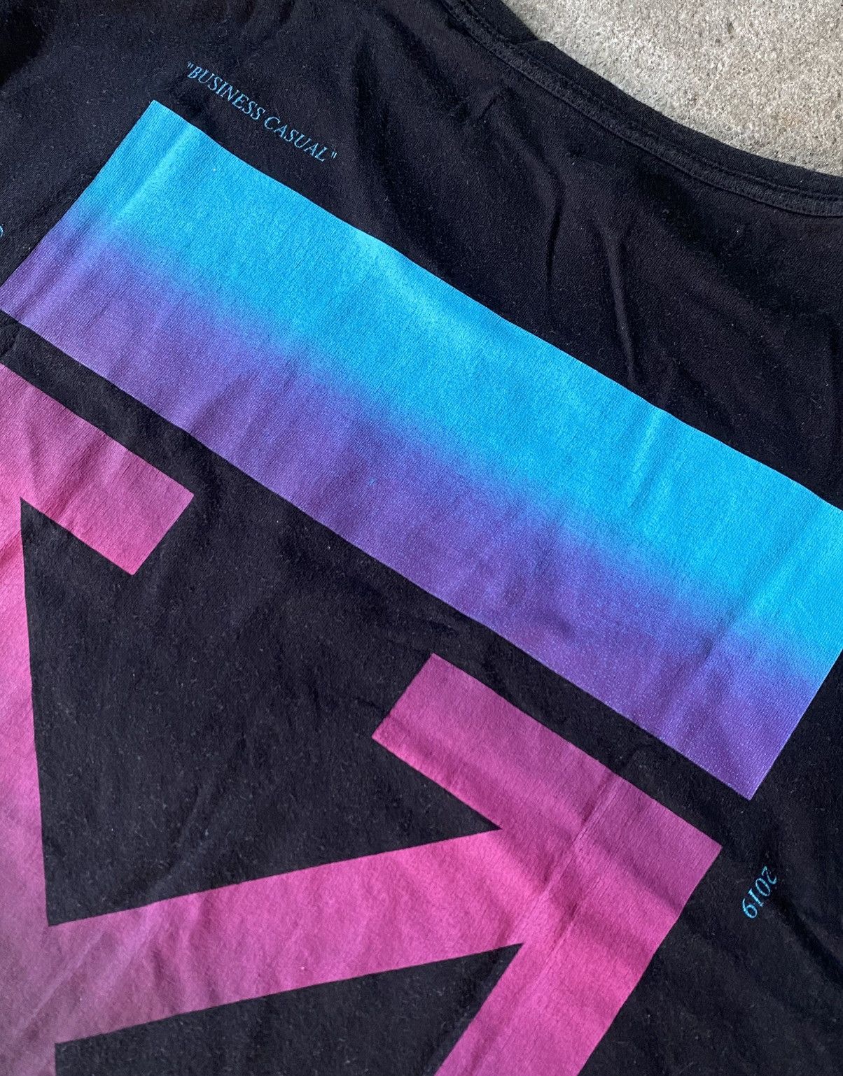 Off-White Off-White S/S18 Gradient Arrow T-Shirt Size US M / EU 48-50 / 2 - 8 Thumbnail