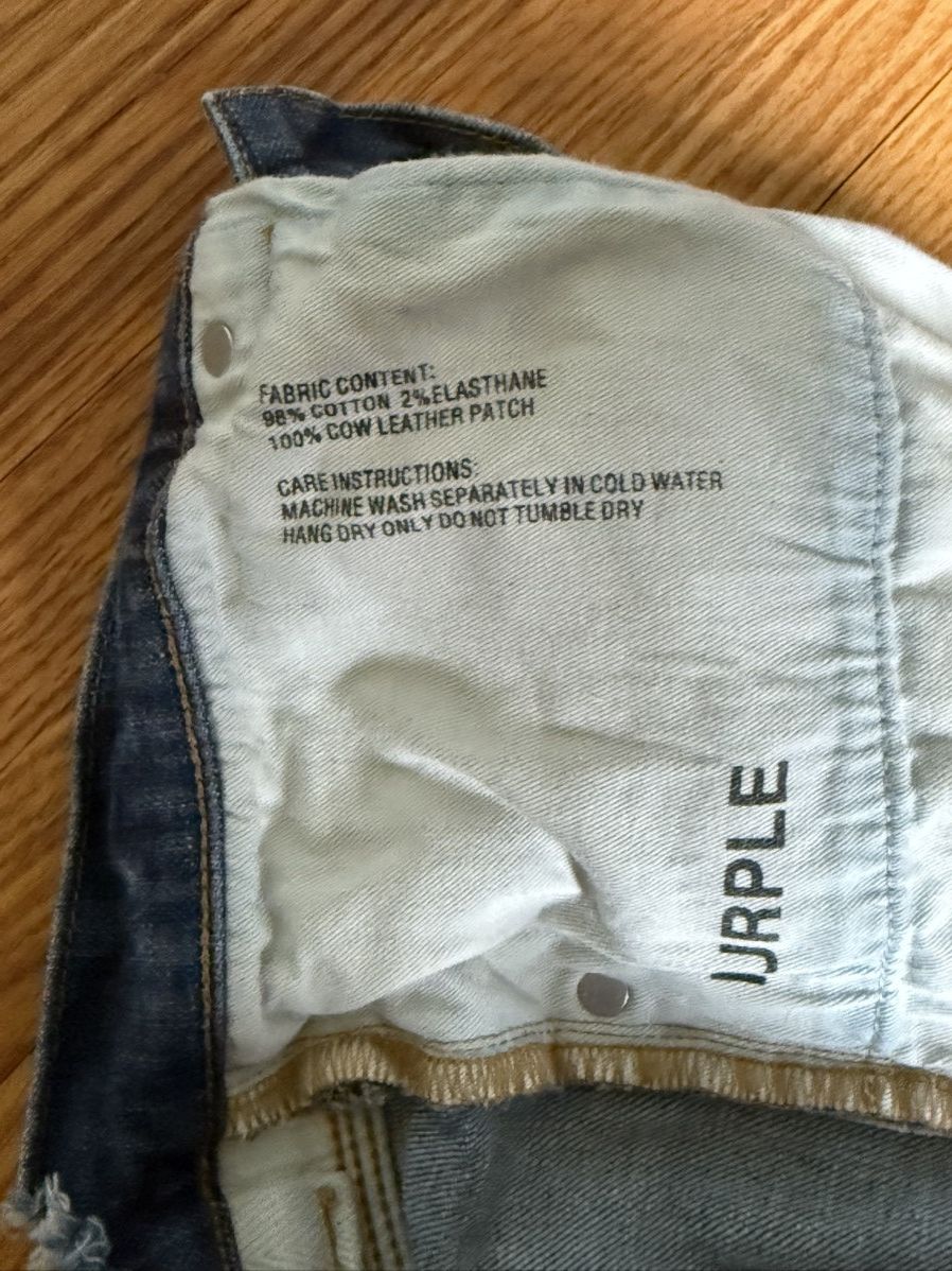 Purple Brand Purple Brand Stretch Denim Blue Size US 33 - 6 Thumbnail