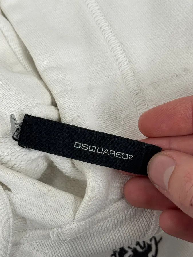 Dsquared2 AW2007 Dsquared2 White Desert Car Rebel Hoodie Size US M / EU 48-50 / 2 - 9 Thumbnail