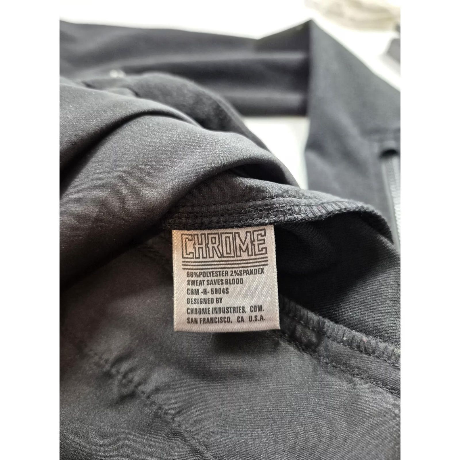 Vintage Chrome Industries Men's S Jacket Black Ike Windshirt Full Zip Shacket Utility Size US S / EU 44-46 / 1 - 7 Thumbnail