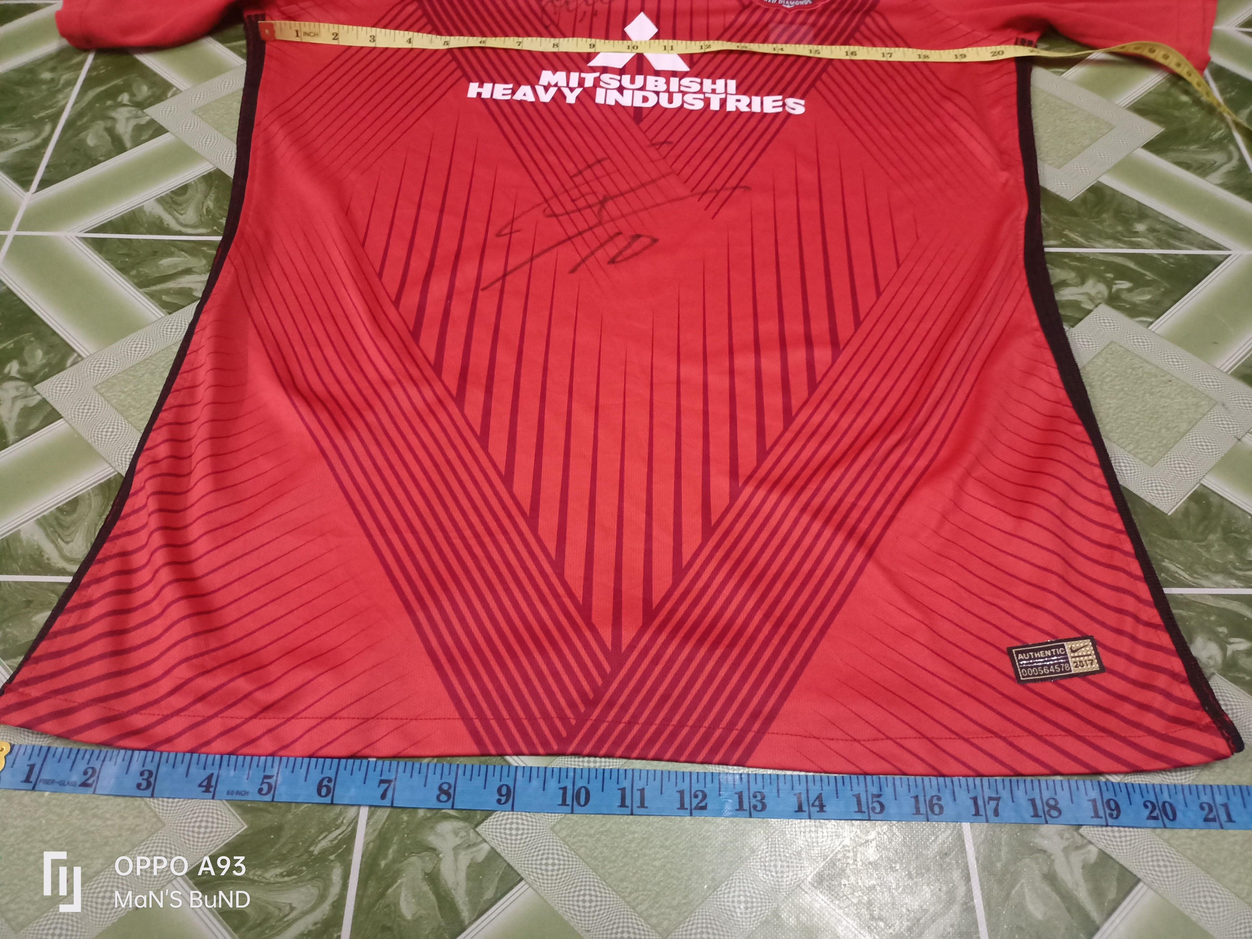 Nike × Vintage 2017 URAWA Red Diamond Home ACL JERSEY soccer Nike Shirt Size US M / EU 48-50 / 2 - 16 Thumbnail