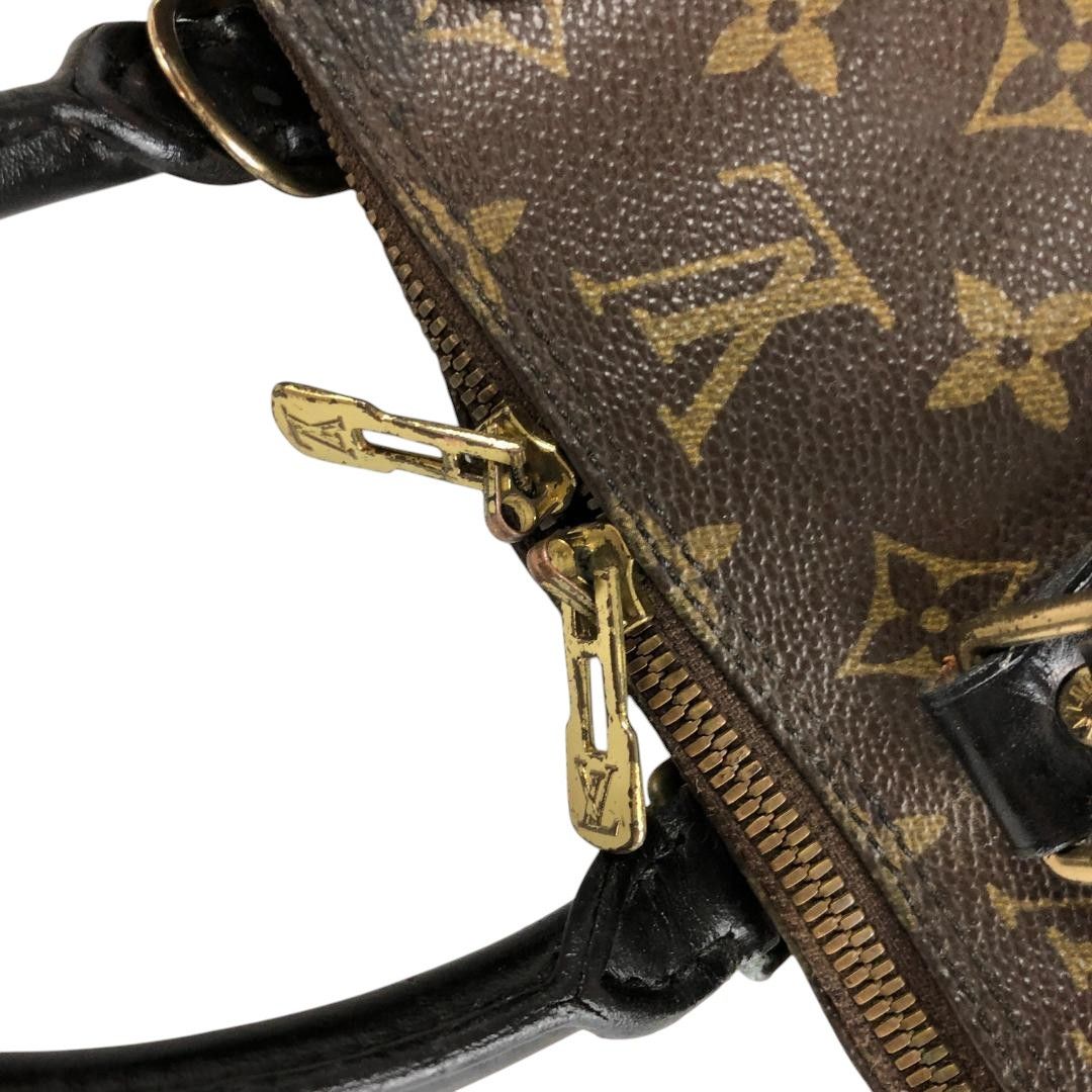 Louis Vuitton Louis Vuitton - Alma PM Handbag Black Leather Monogram Size ONE SIZE - 6 Thumbnail