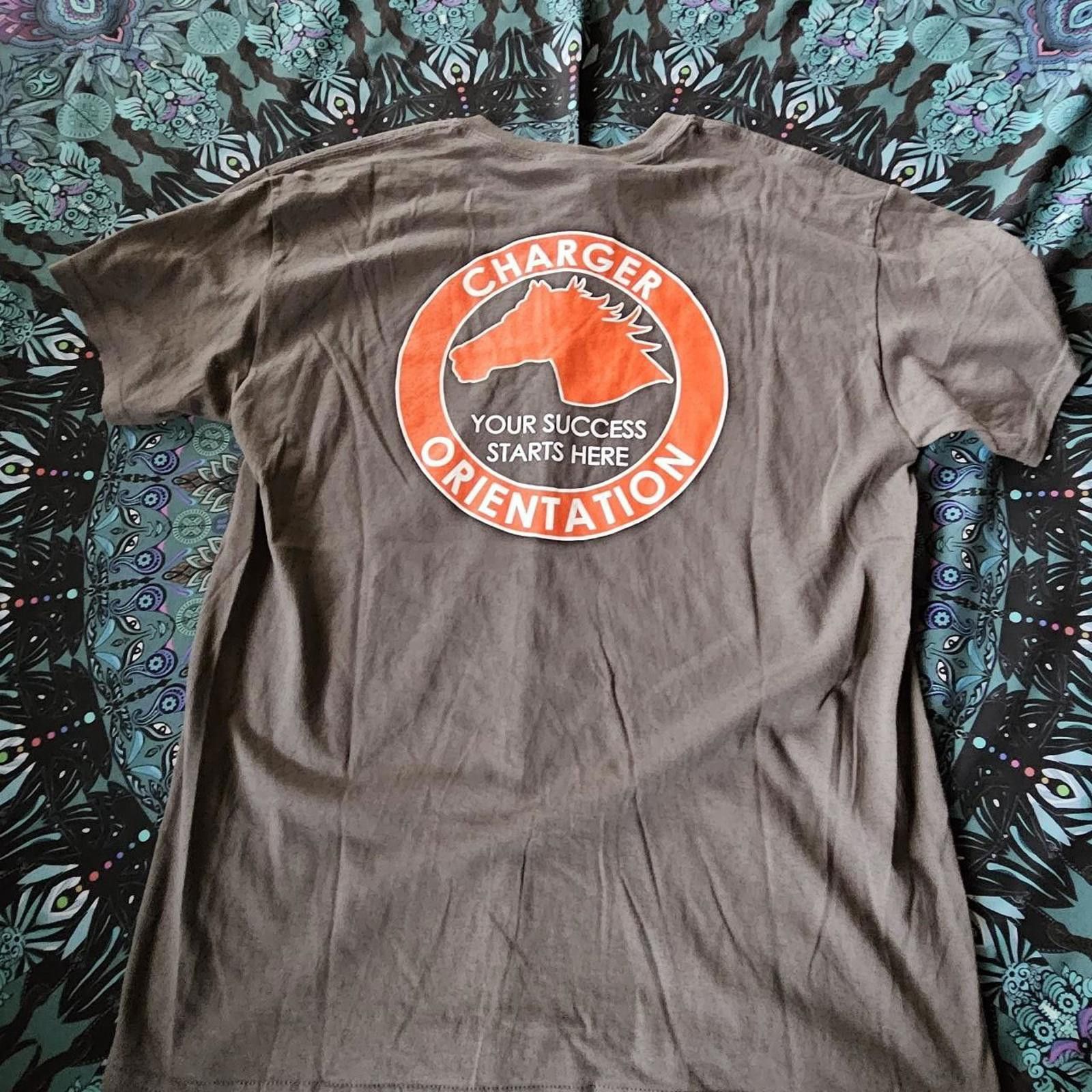 Gildan Georgia Highland College Grey and Red T-shirt Size US L / EU 52-54 / 3 - 5 Thumbnail