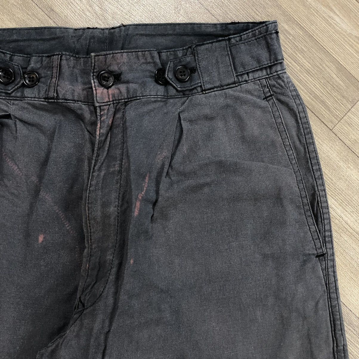 Comme des Garcons × Comme des Garcons Homme × Faded Glory 🇯🇵1980s Comme des Garcons Homme CDG Faded Trousers Work Pants Size US 26 / EU 42 - 10 Thumbnail