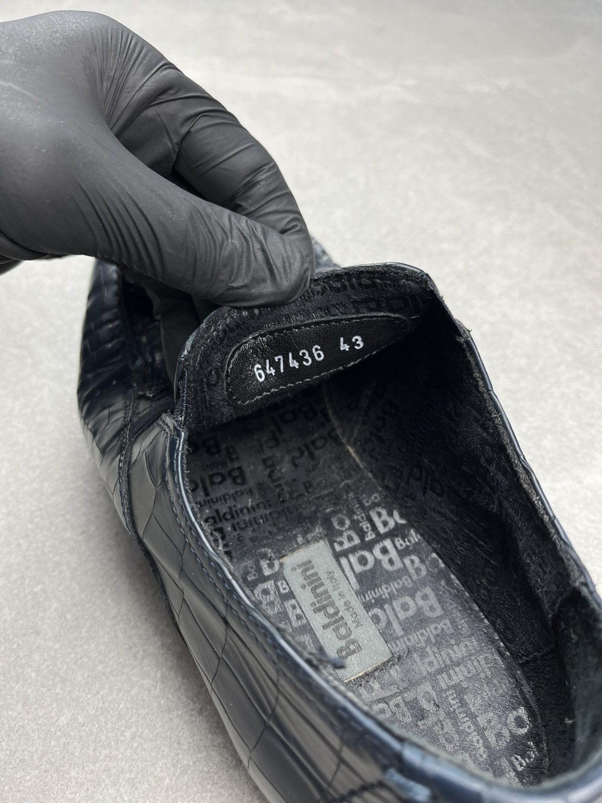Leather RRP 550$ Baldinini crocodile leather mocassins formal shoes Size US 9.5 / EU 42-43 - 7 Thumbnail