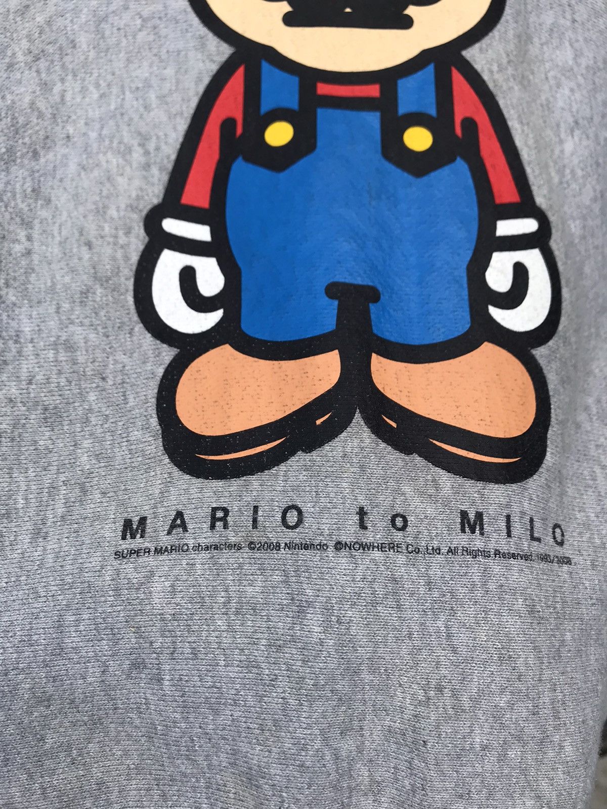 Bape Bape x Mario Baby Milo Crewneck Size US S / EU 44-46 / 1 - 5 Thumbnail