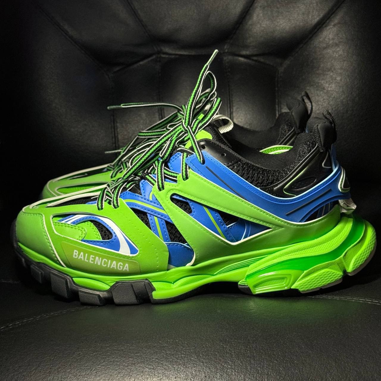 Balenciaga 41 Balenciaga track 1 green blue Size US 8 / EU 41 - 7 Thumbnail