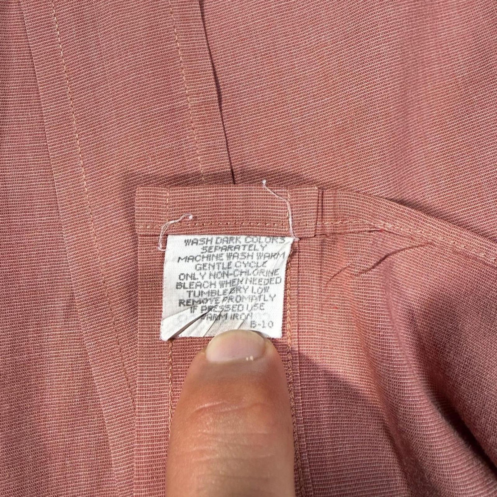 Burberry Vintage Burberrys London Mens XL Salmon Heritage Made in USA Size US XL / EU 56 / 4 - 7 Thumbnail