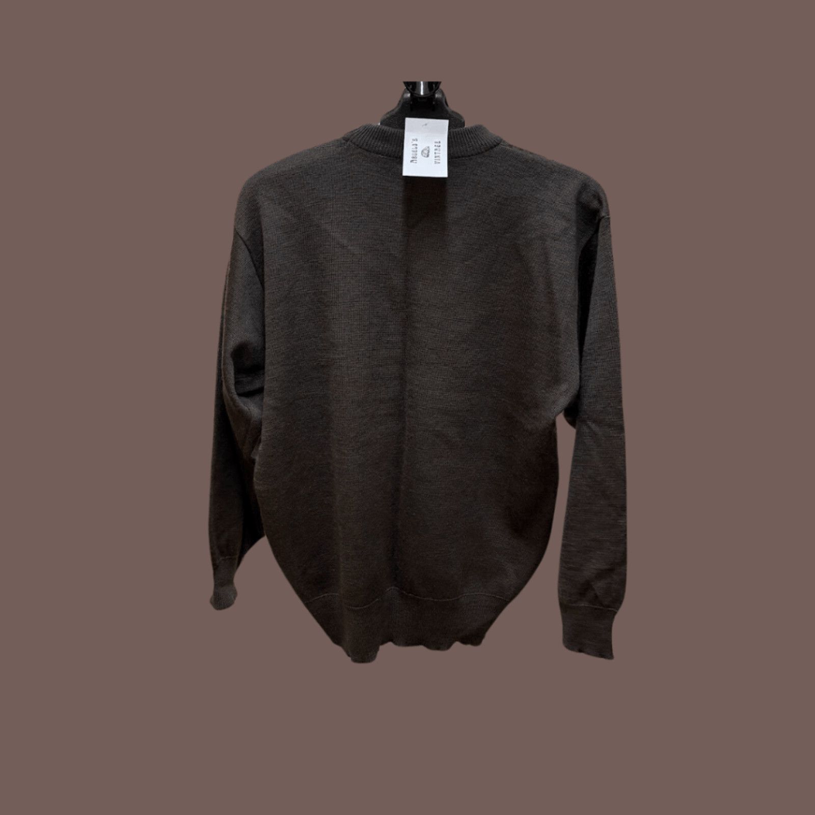 Vintage VTG Aztec Sweater | Rebecca Diamond Knit Black | 90s Dadcore Size US XL / EU 56 / 4 - 4 Thumbnail
