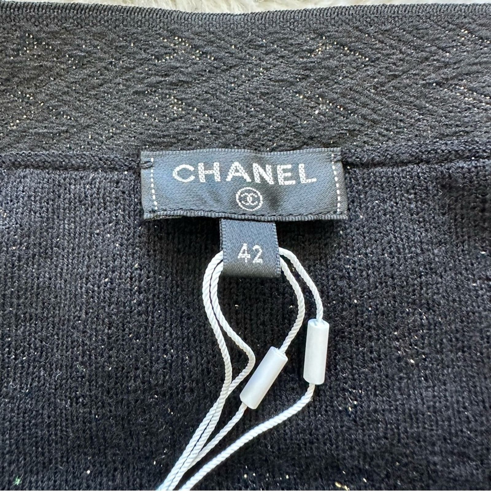 Chanel NWT! CHANEL women tweed tank top size 42FR or M Retail 2400$ Size M / US 6-8 / IT 42-44 - 11 Thumbnail