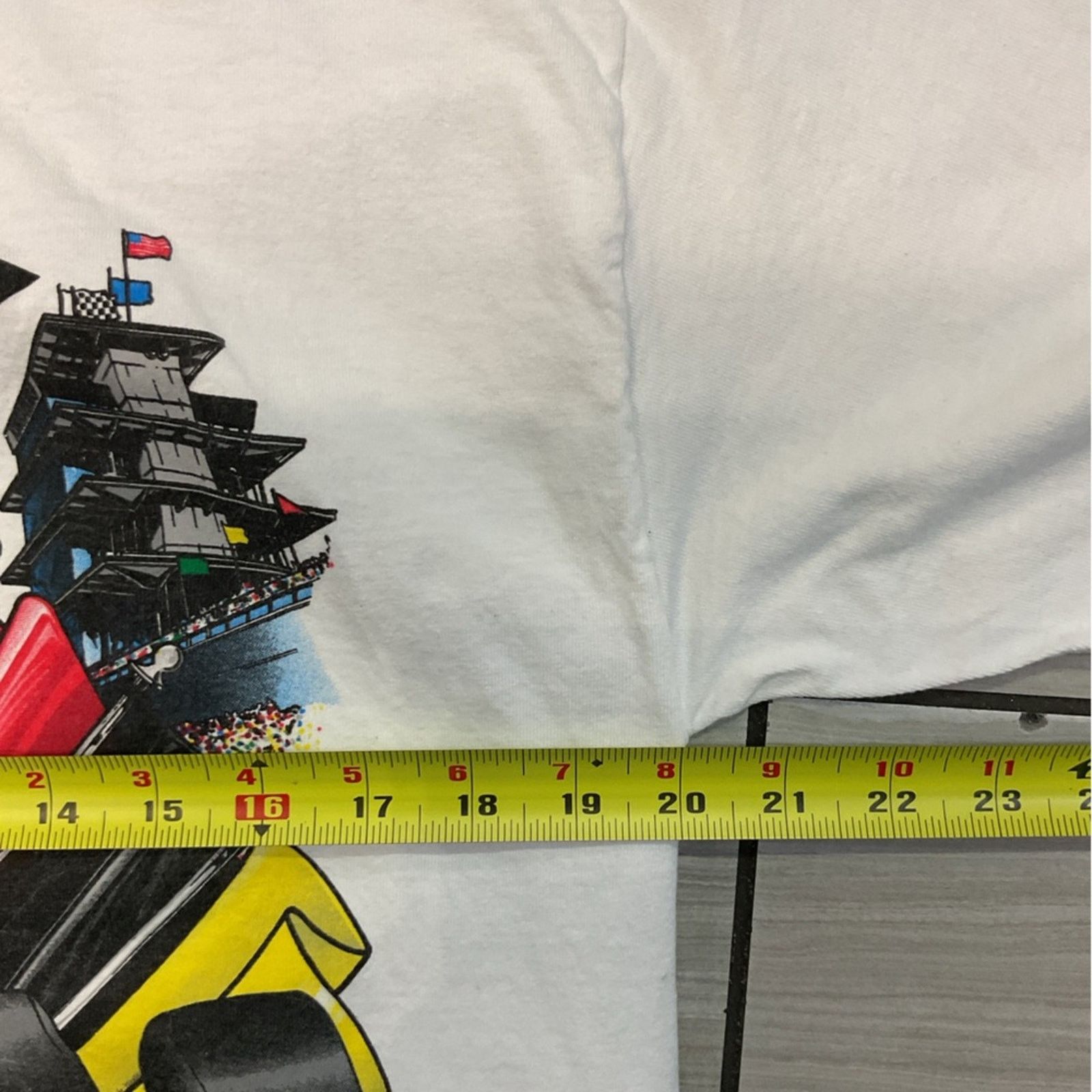 Jerzees 2001 Indy 500 “85th Running” Double-Sided Racing T-Shirt Size US L / EU 52-54 / 3 - 5 Thumbnail