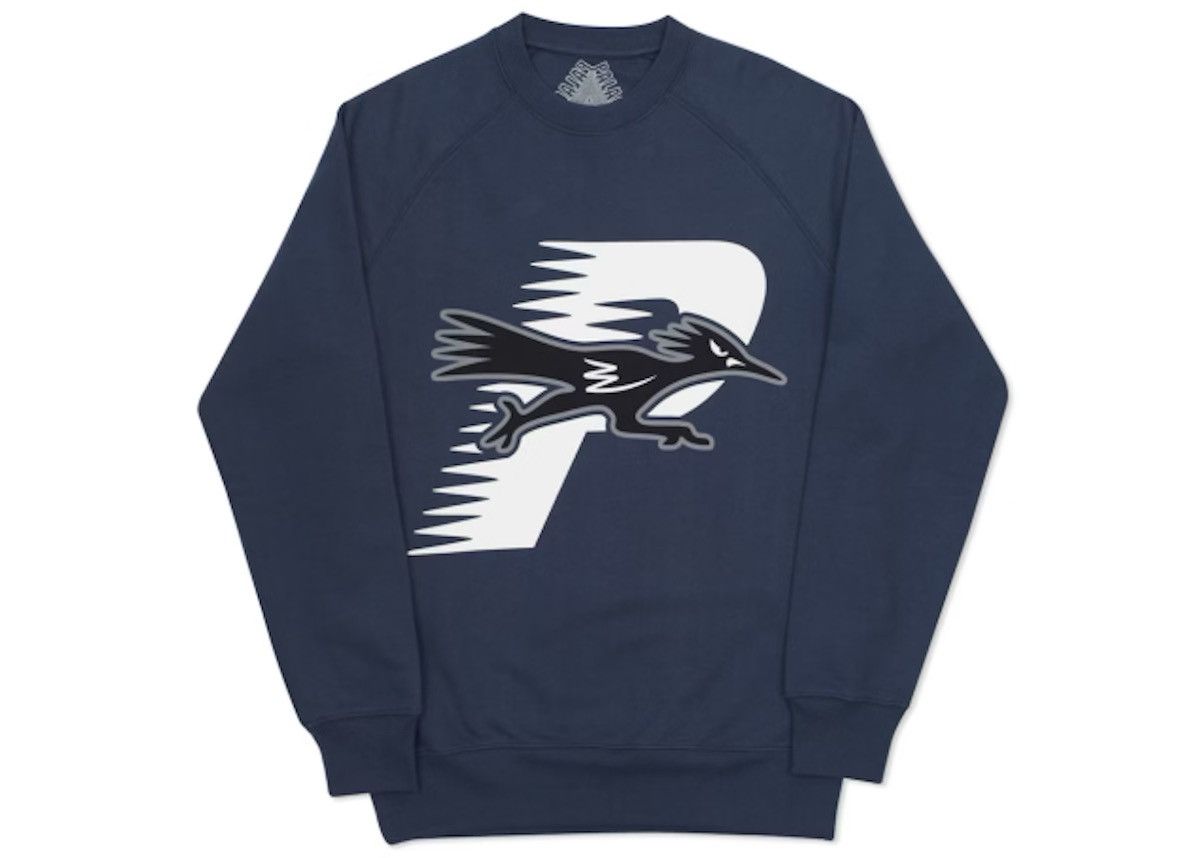 Palace Palace Roadrunner Navy Crewneck Men’s Small Size US S / EU 44-46 / 1 - 1 Thumbnail