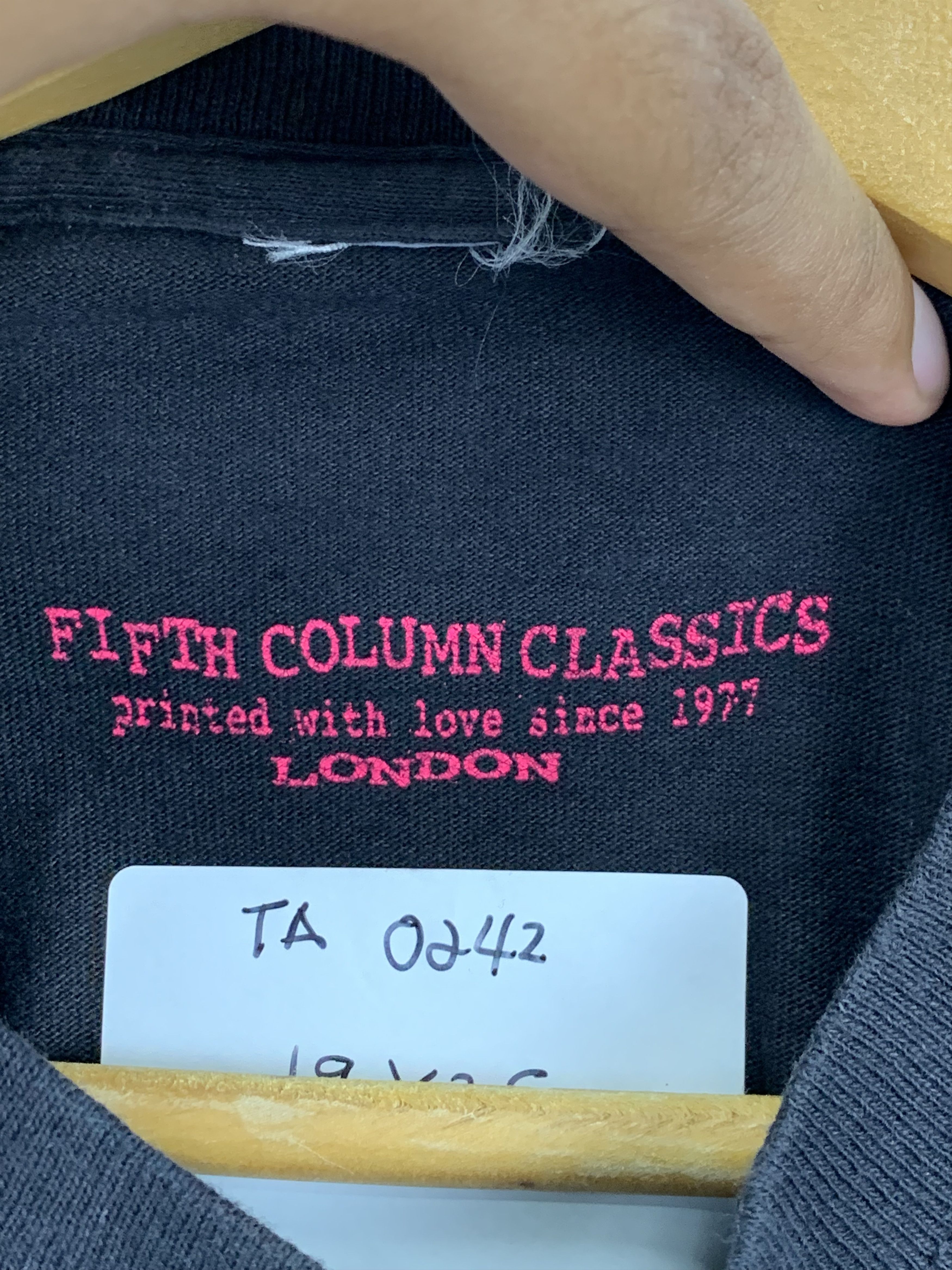 Band Tees × Vintage Vintage Fifth Column The Clash London Calling TA0242 Size US M / EU 48-50 / 2 - 9 Thumbnail
