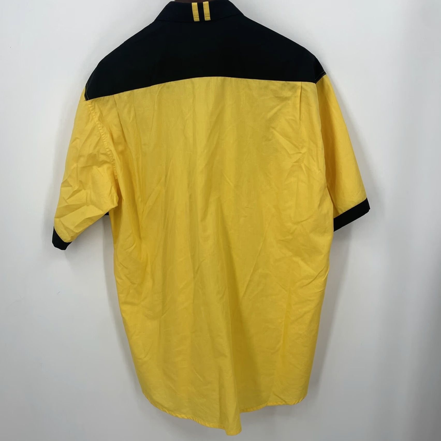 Vintage To Limit Motorsport Junkers Shirt Mens Large 41/42 Yellow Button Down READ Shirt Mens Large 41/42 Yellow 50s Vintage Theme Size US L / EU 52-54 / 3 - 3 Thumbnail