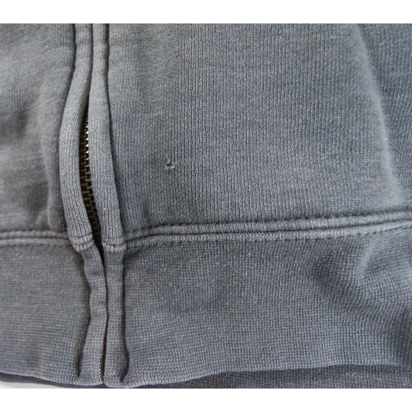Carhartt Carhartt Sweatshirt Womens Large Gray Hoodie Full Zip Sweater Ladies Faded Flaws Size L / US 10 / IT 46 - 7 Thumbnail