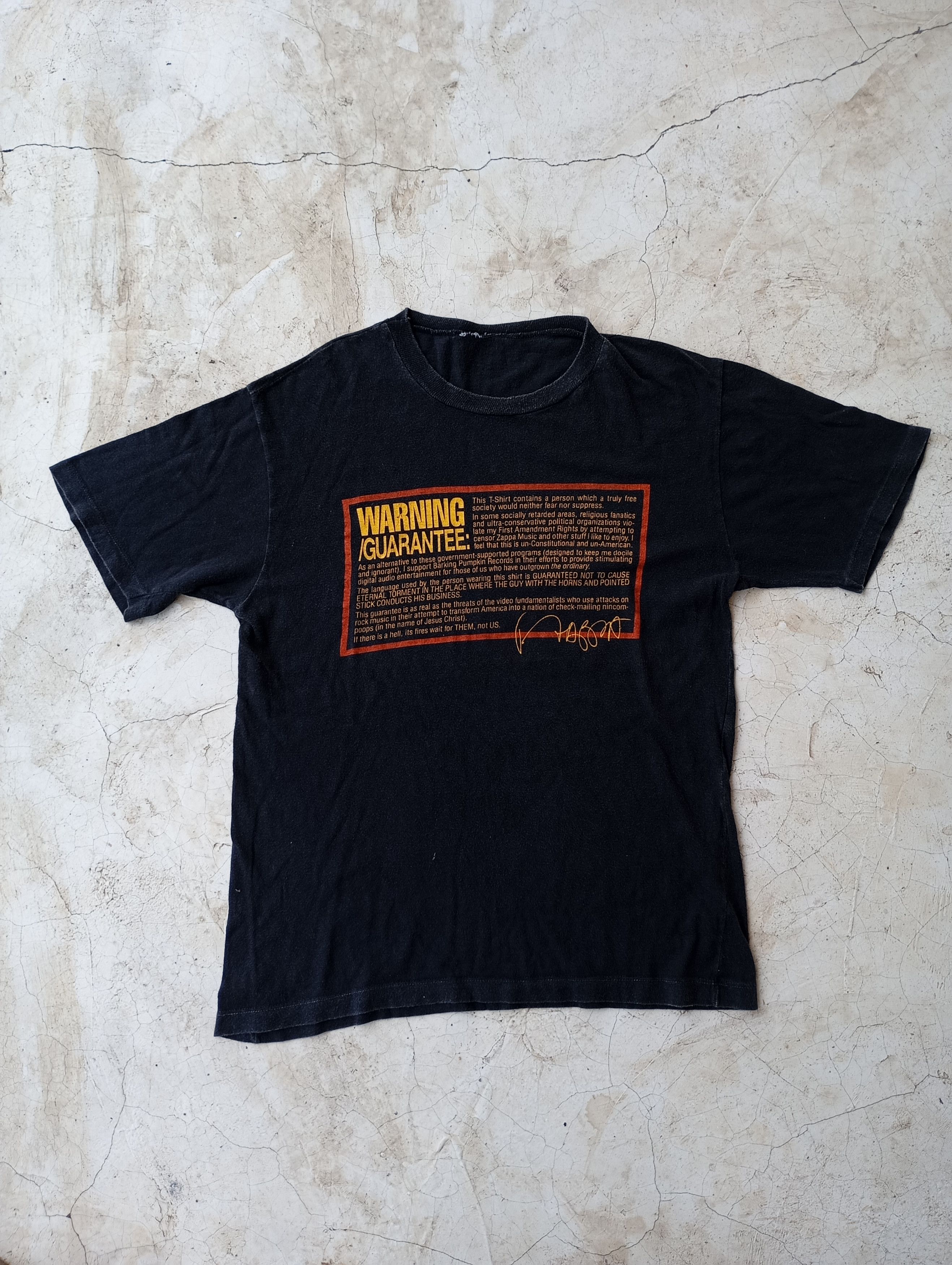 Vintage Vintage 1980s Frank Zappa T shirts Size US L / EU 52-54 / 3 - 1 Thumbnail