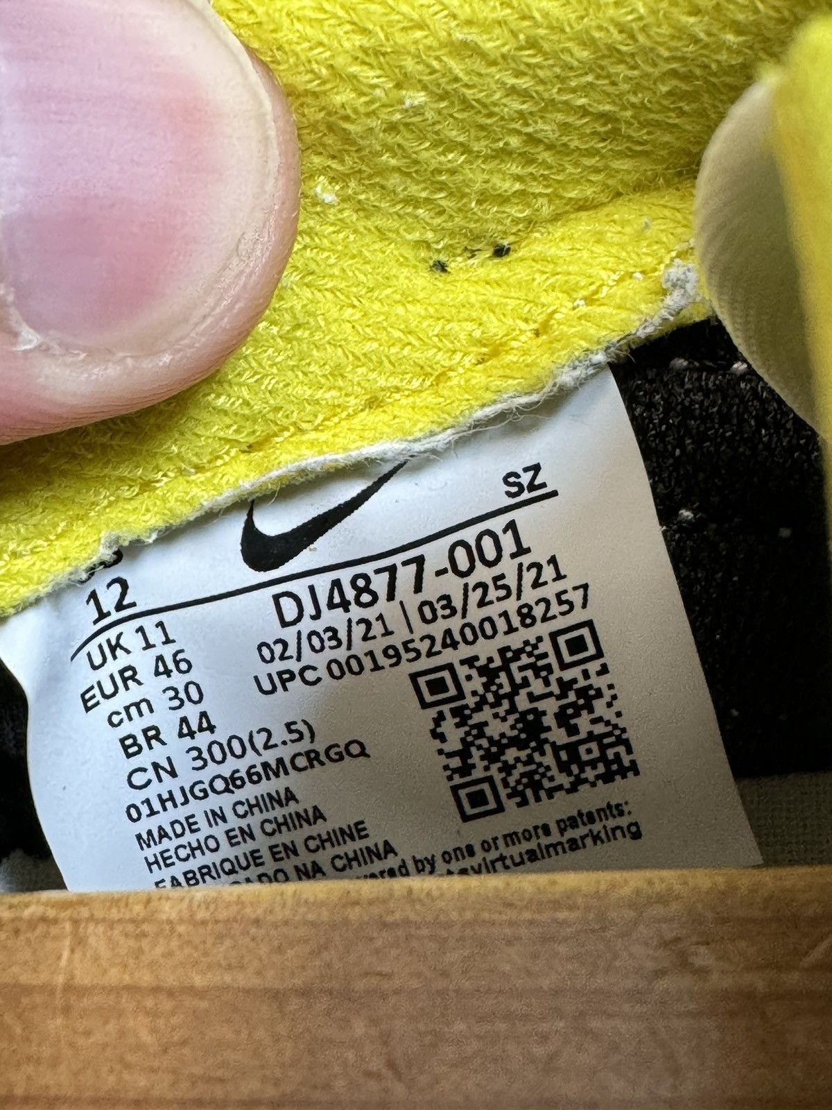 Nike Nike LD Waffle Sacai Undercover Black Bright Citron Size 12 Size US 12 / EU 45 - 7 Thumbnail