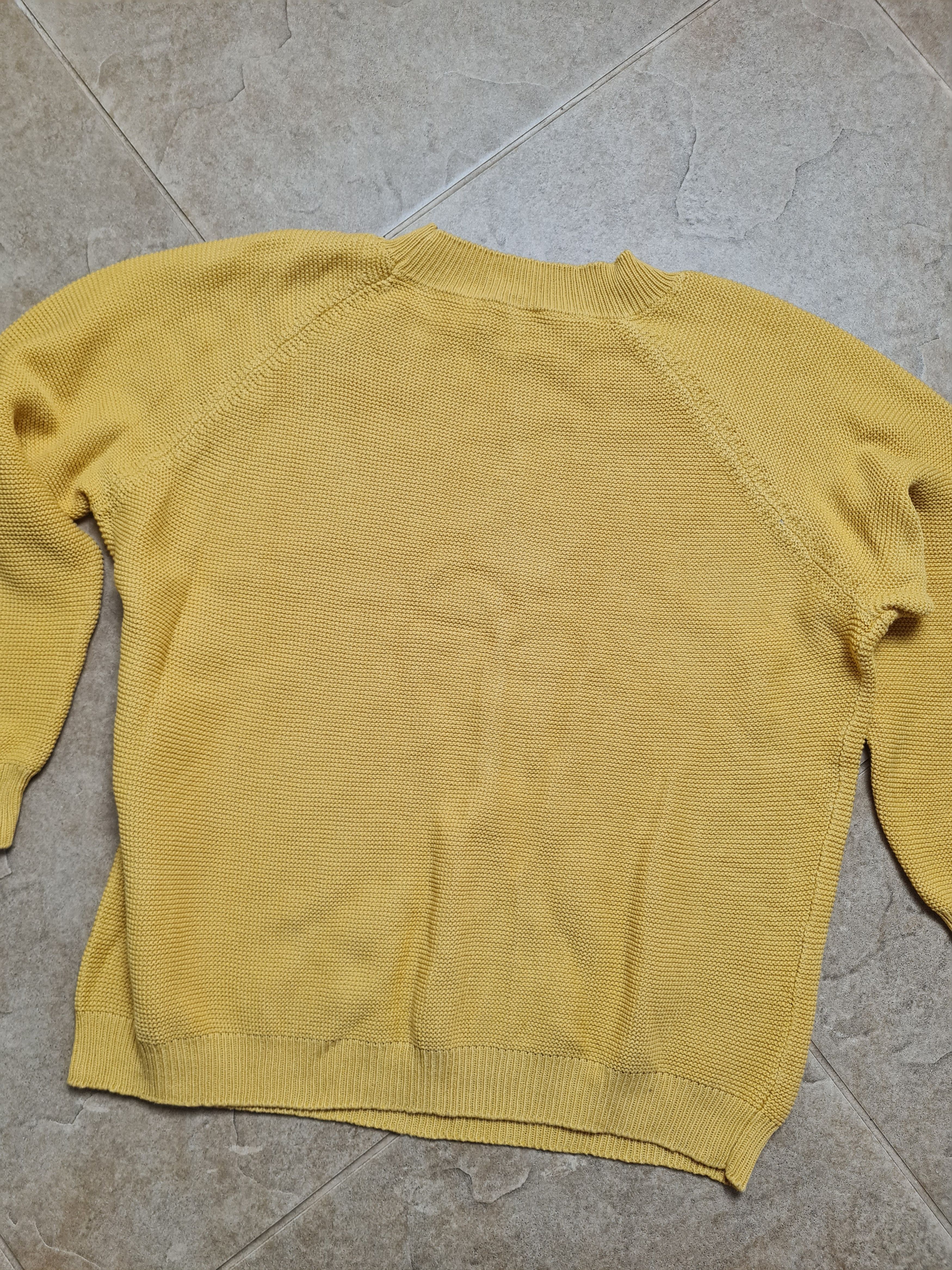 Max Mara Weekend Max Mara Womens Yellow Knit Sweater Raglan Sleeve Size M / US 6-8 / IT 42-44 - 15 Thumbnail