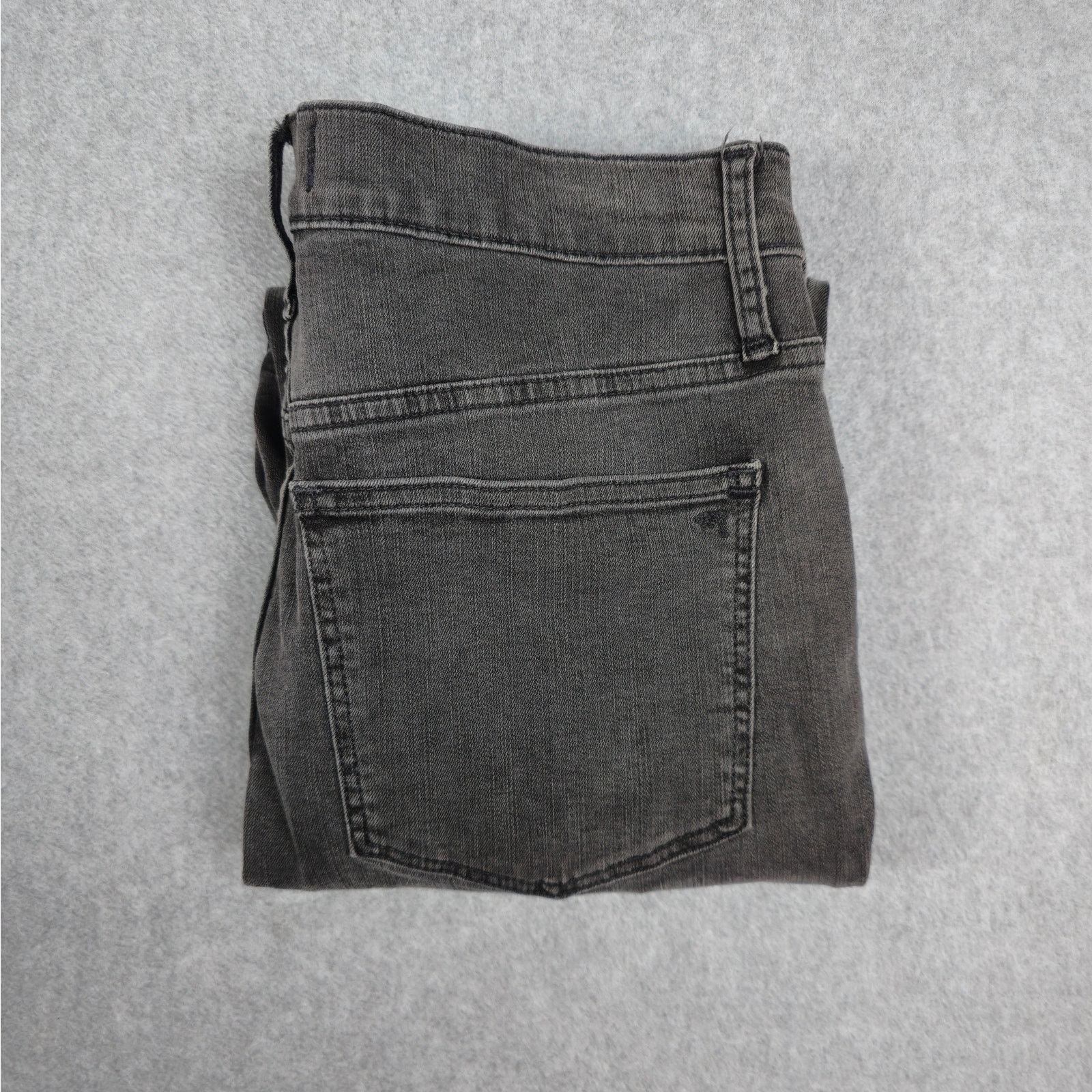 Madewell Madewell 29x25 Black Stovepipe Jeans Raw Hem Size 29" - 1 Thumbnail