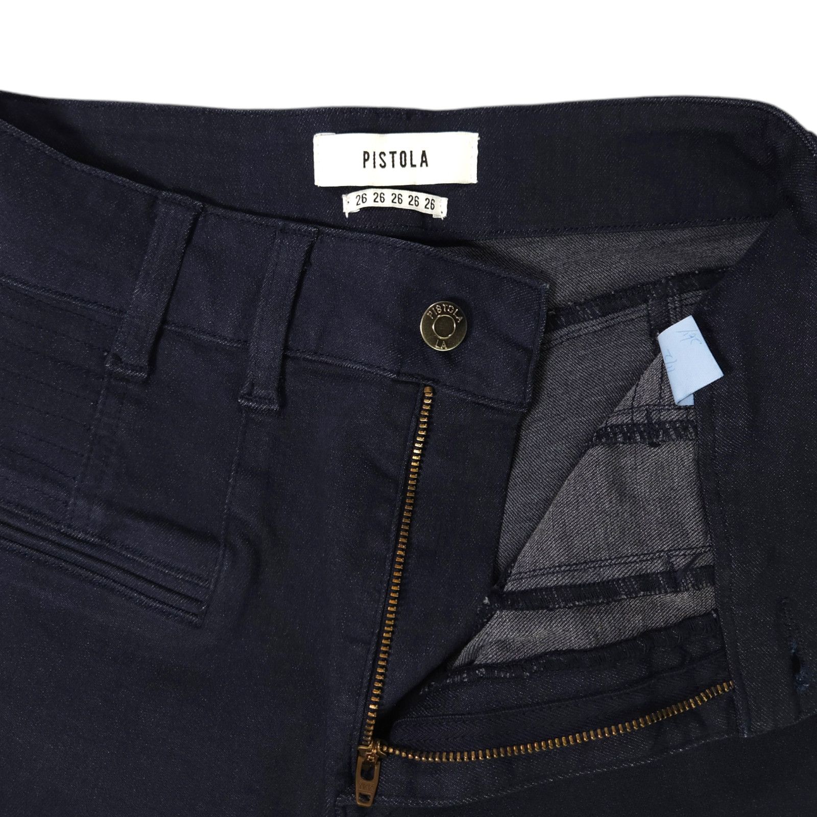 Pistola NWOT Pistola High Rise Ankle Zip Skinny Jeans Sz. 26 Size 26" / US 2 / IT 38 - 4 Thumbnail