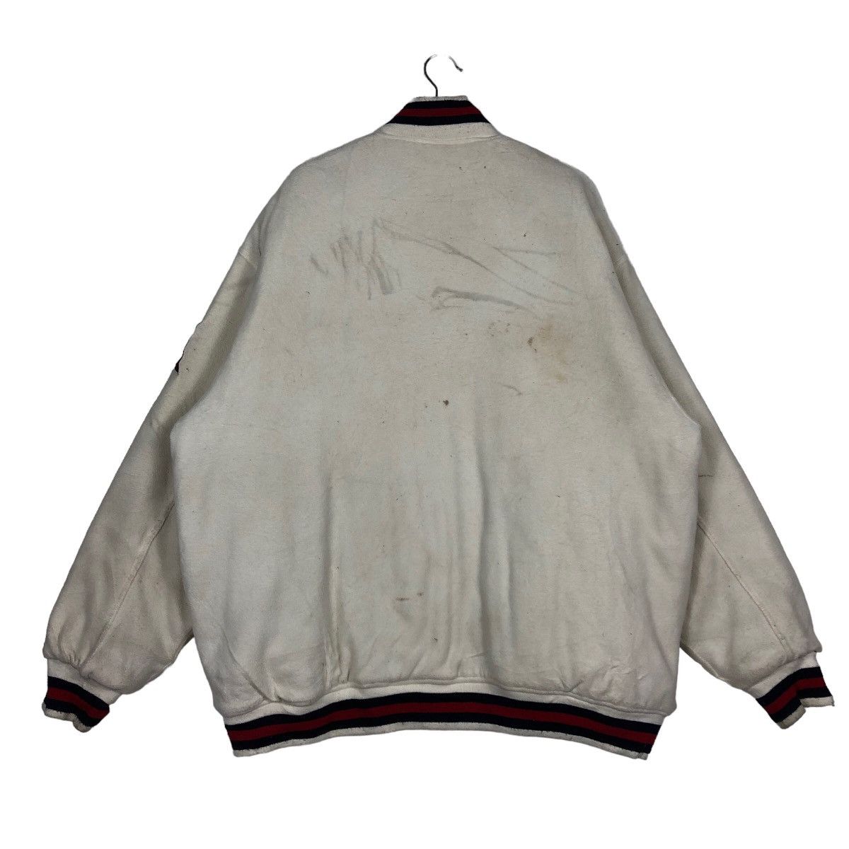 Japanese Brand 🔥90’s Vintage Varsity Jacket Freaky Spell Out Big Logo Size US XL / EU 56 / 4 - 8 Thumbnail