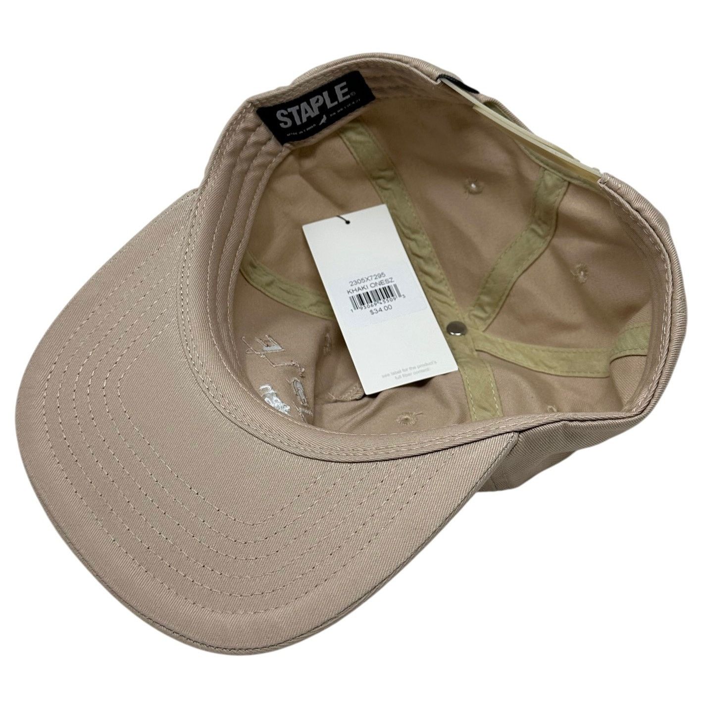 Staple Staple Pigeon Logo Embroidered Unstructured Snapback Hat Cap Size ONE SIZE - 4 Thumbnail