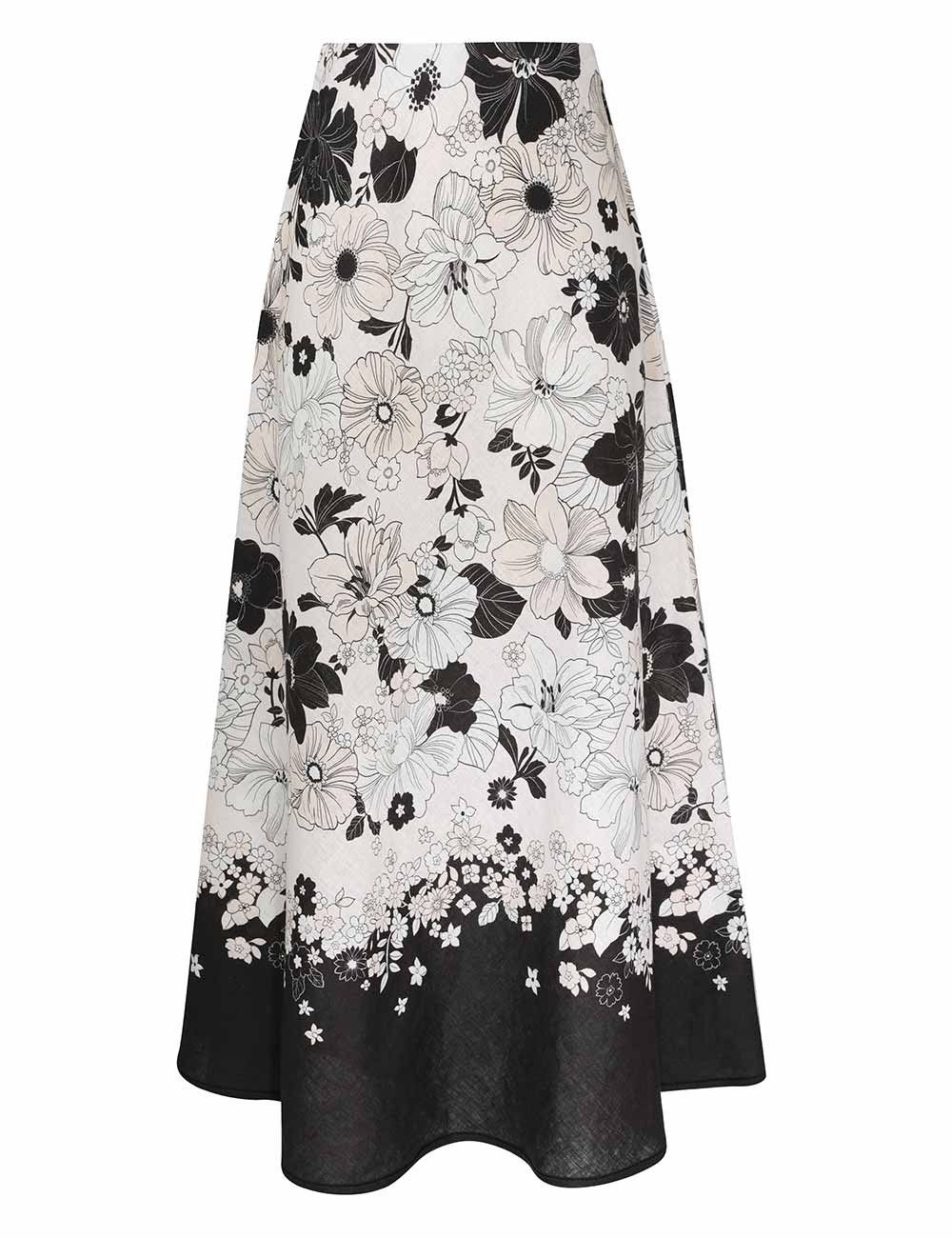 Zimmermann oc11z0525 Pop Bias Midi Skirt in Multicolor Size 27" / US 4 / IT 40 - 1 Thumbnail