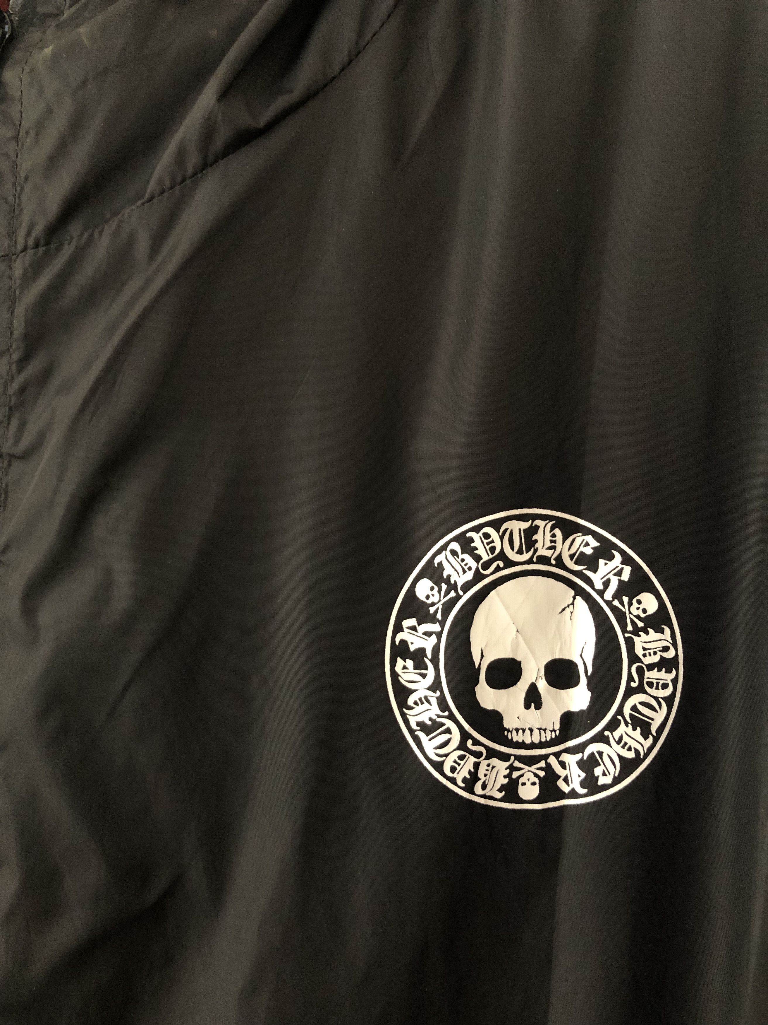 ByTheR BYTHER Skull Logo Printed Mens Jacket Windshield Hoodie Size US L / EU 52-54 / 3 - 4 Thumbnail