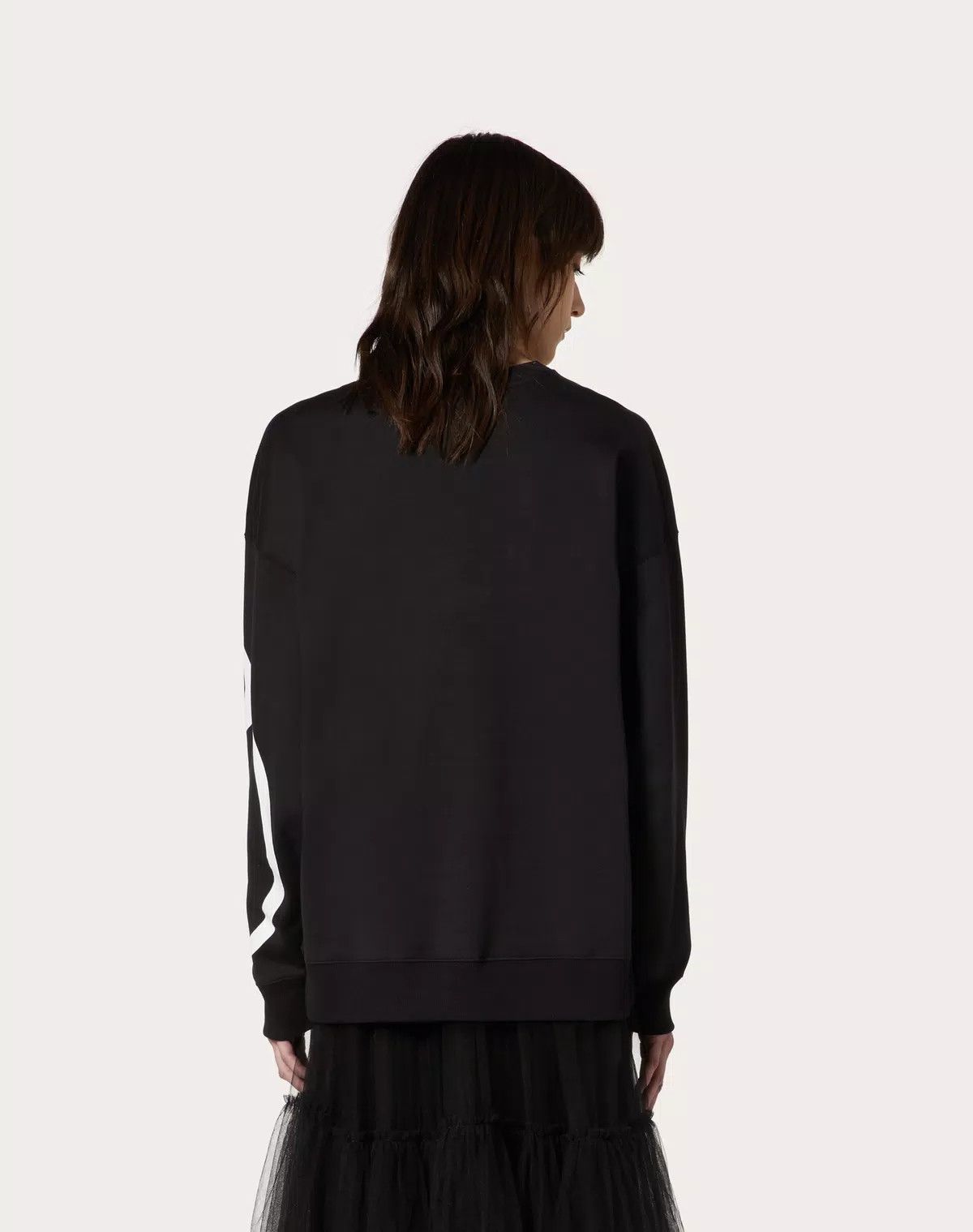 Valentino o1s1wg110625 Logo Sweatshirt in Black Size XS / US 0-2 / IT 36-38 - 4 Thumbnail