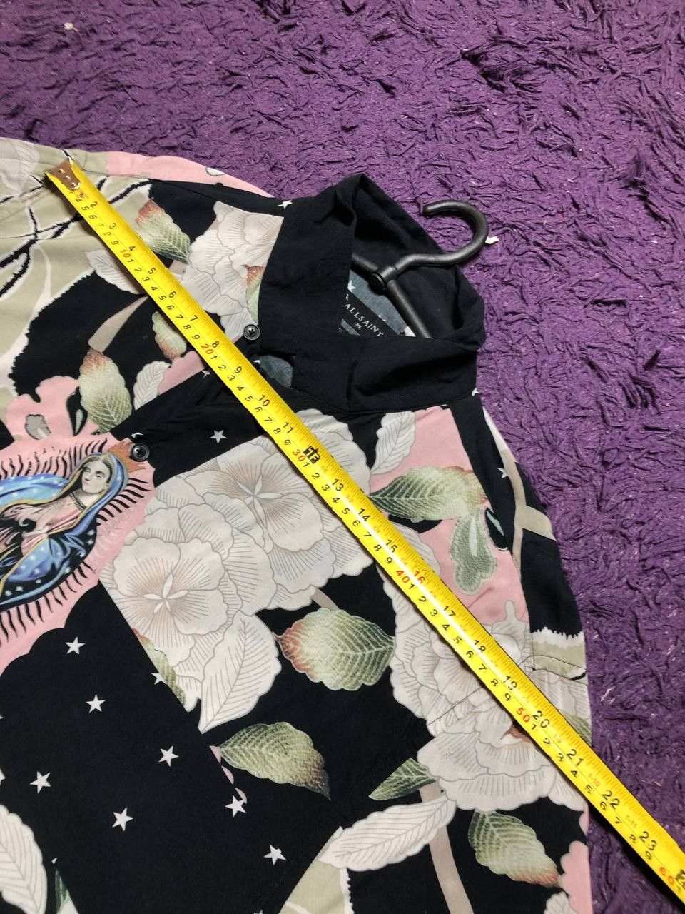 Allsaints Vintage Shirt Allsaints Y2K print flowers RELAXED FIT Size US XL / EU 56 / 4 - 17 Thumbnail