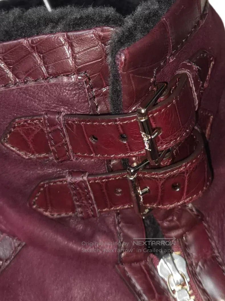 Brioni Brioni Top-grade crocodile leather patchwork fur-integrate Size US M / EU 48-50 / 2 - 6 Thumbnail