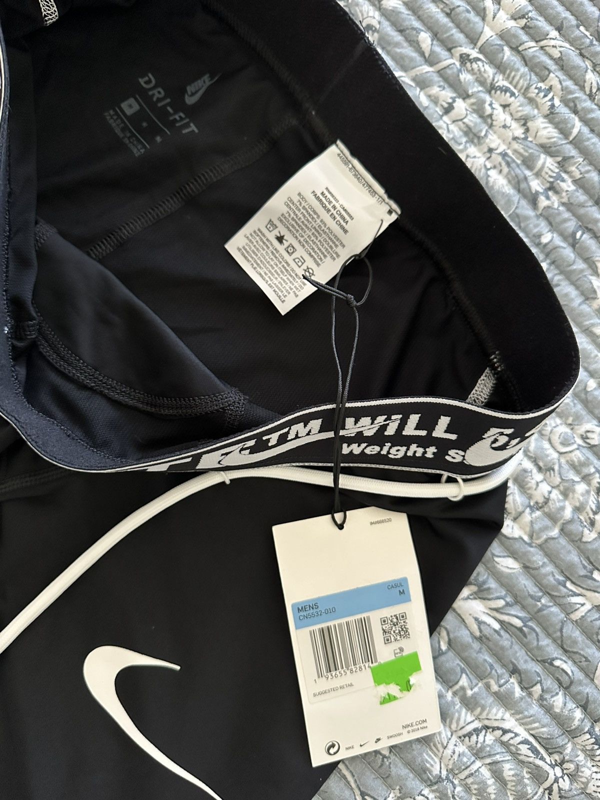 Nike Nike Pro x Off-White Leggings (Medium) Size US 32 / EU 48 - 8 Thumbnail
