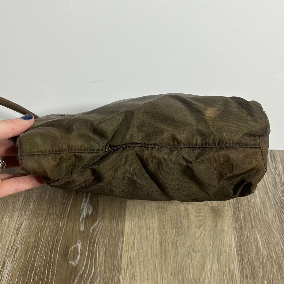 Prada vintage brown prada nylon bag Size ONE SIZE - 4 Thumbnail