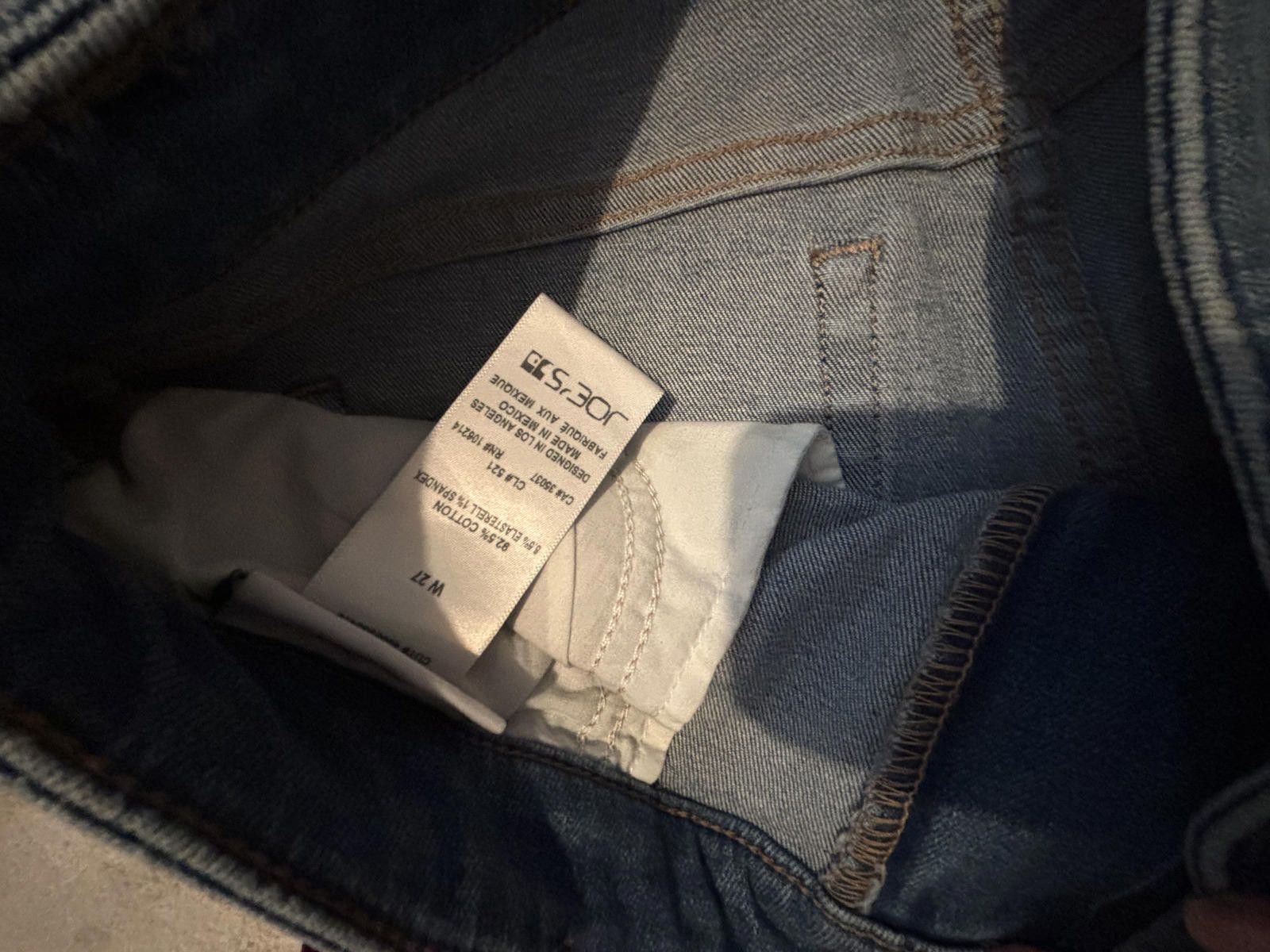 Designer JOE’S JEANS Charlie Velvet Stripe High Rise Skinny Jeans 27 Size 27" / US 4 / IT 40 - 5 Thumbnail