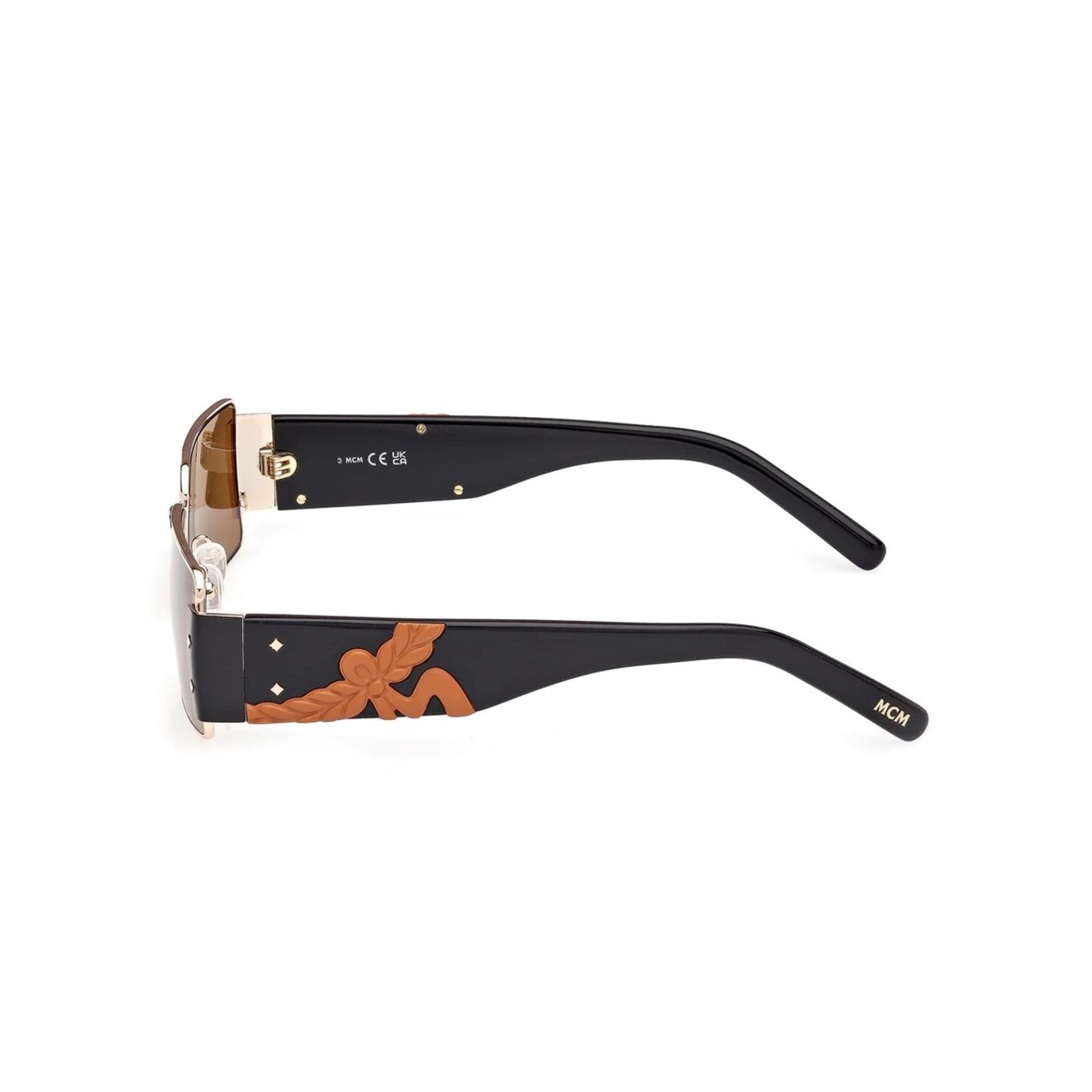 MCM New MCM MW0012 32J Gold and Black Frame Sunglasses Size ONE SIZE - 5 Thumbnail