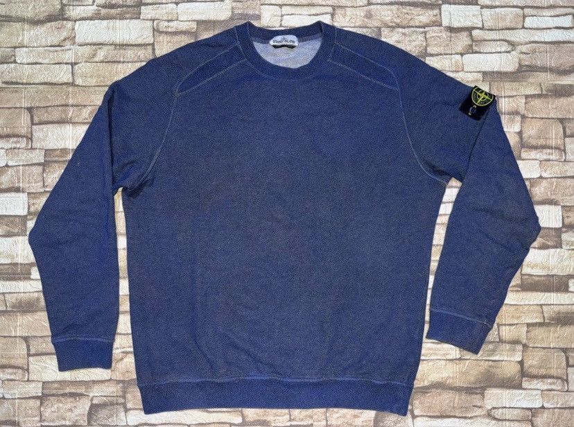 Stone Island Stone Island Sweatshirt Indigo Blue Size US XL / EU 56 / 4 - 1 Thumbnail