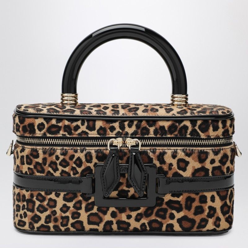 Roger Vivier Roger Vivier Belle Vivier Vanity Bag Leopard Print Pony Skin Size ONE SIZE - 1 Thumbnail