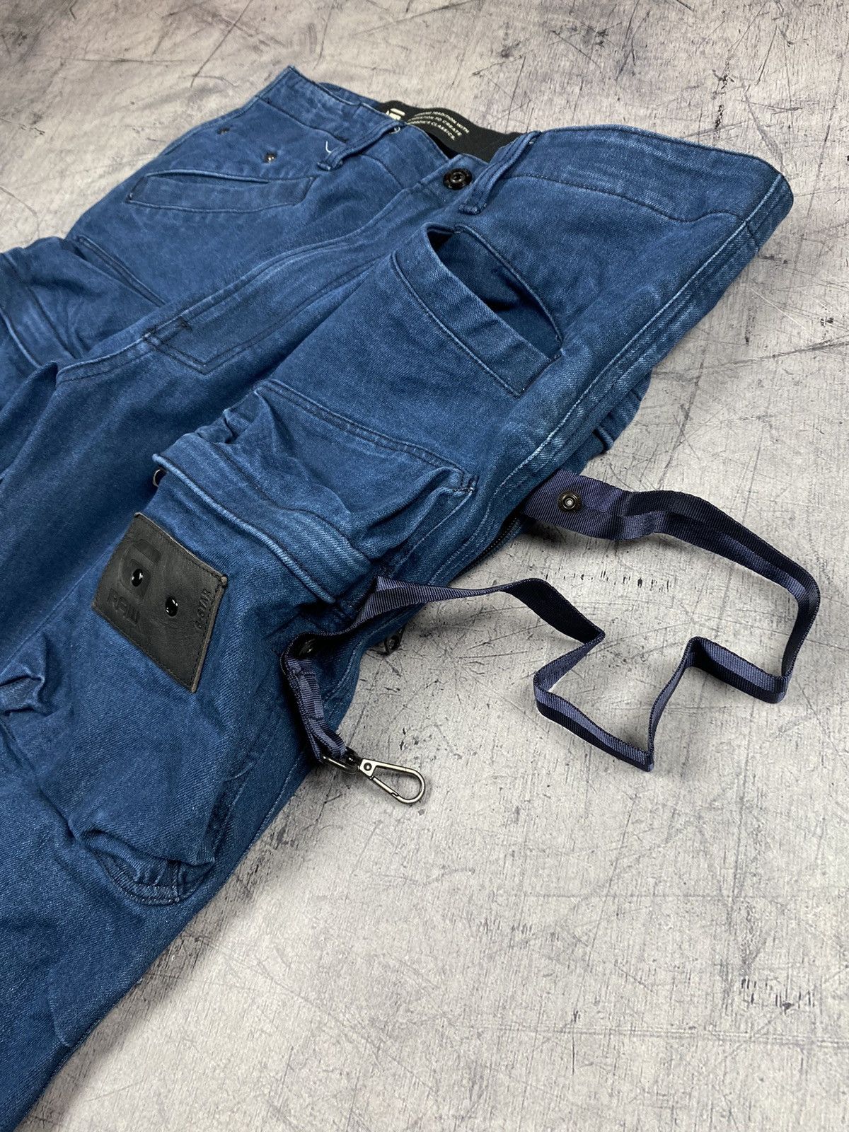 G-Star Vintage G-Star Raw 3D Avant Garde Y2K Zip Cargo Pants Jeans Size US 34 / EU 50 - 17 Thumbnail