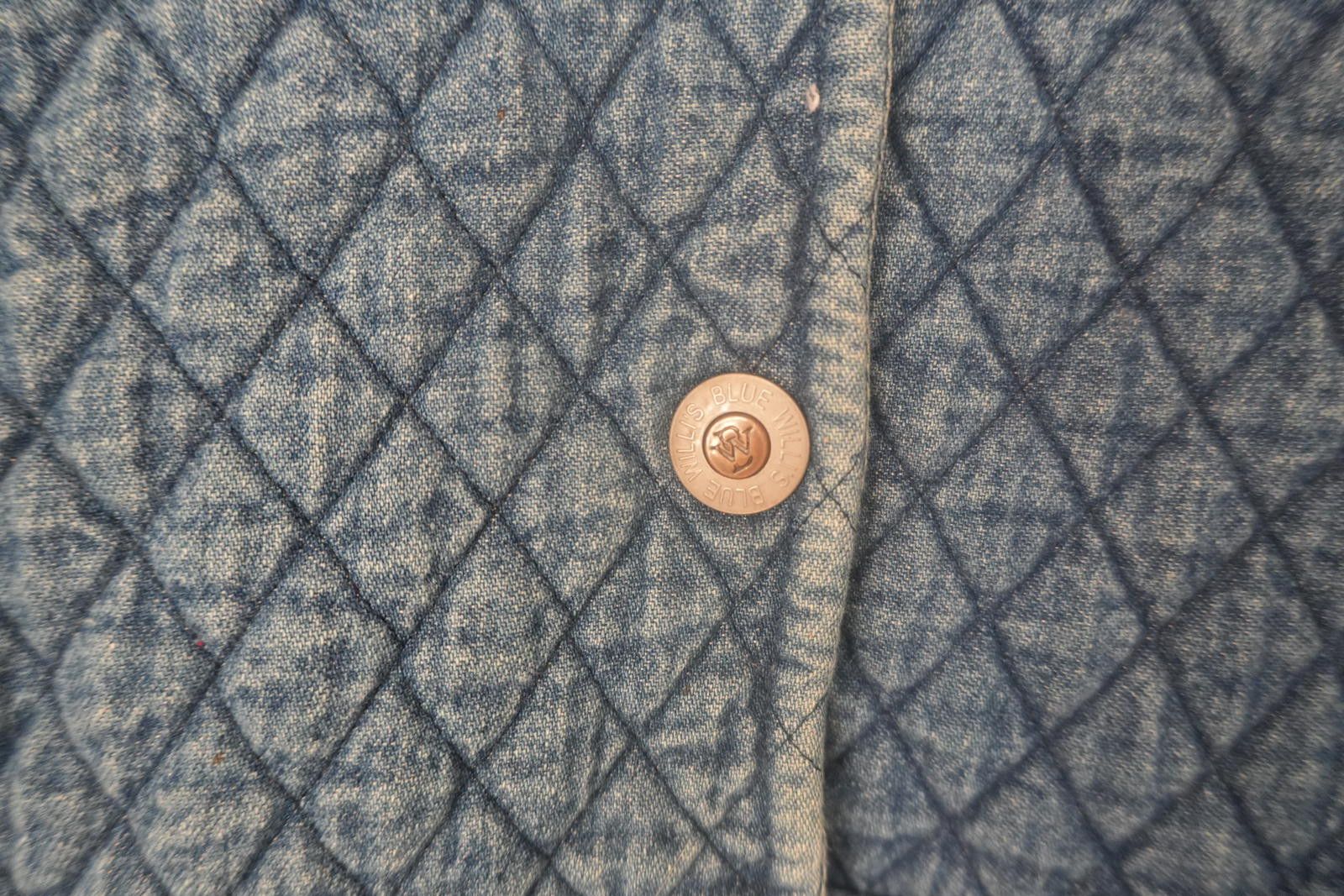 Other Blue Willis Jacket Women's L Blue VTG Denmark Fleece Quilt Size L / US 10 / IT 46 - 7 Thumbnail